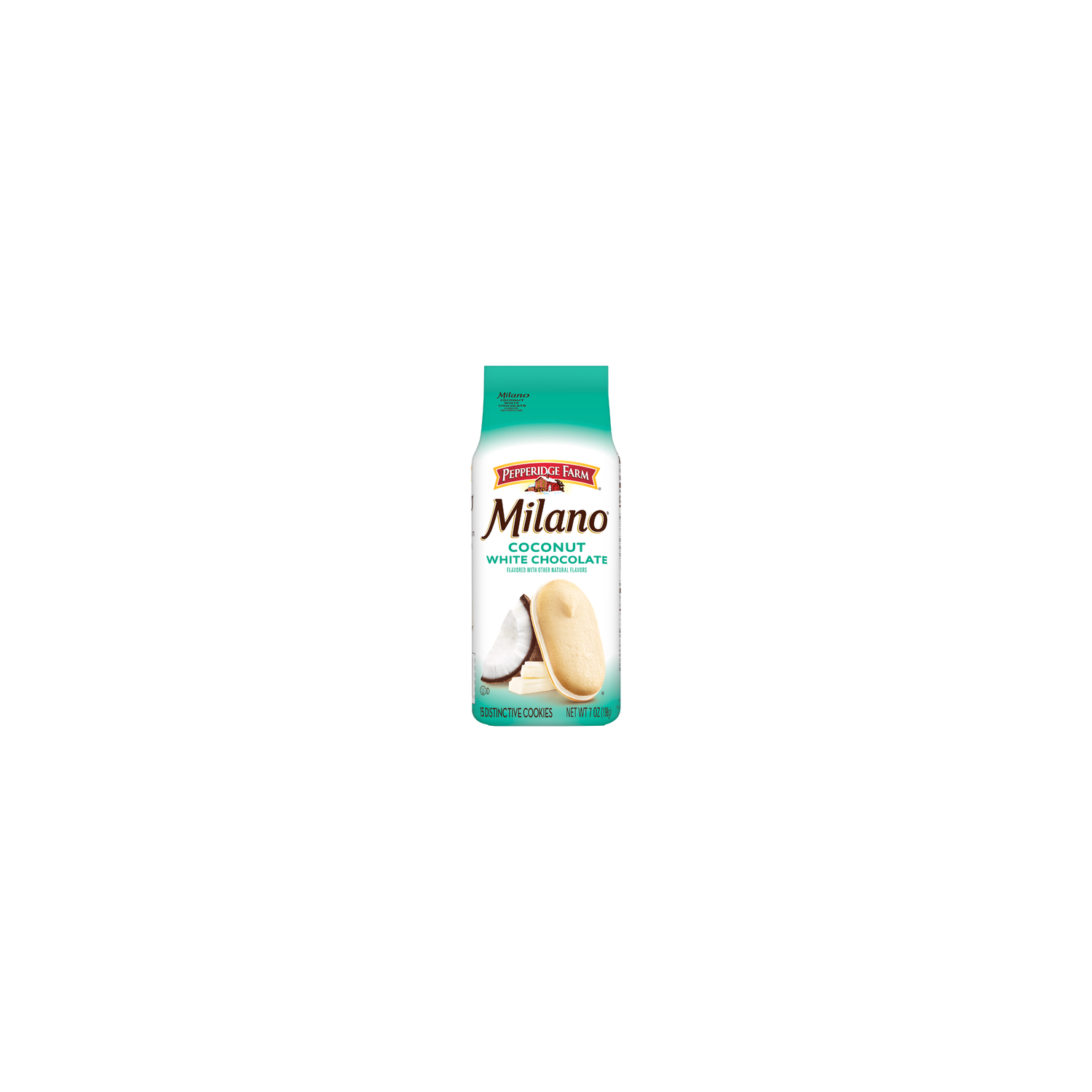 Pepperidge Farm Milano White Chocolate Coconut Flavored Cookies - 7 Ounce Image 1 of 4