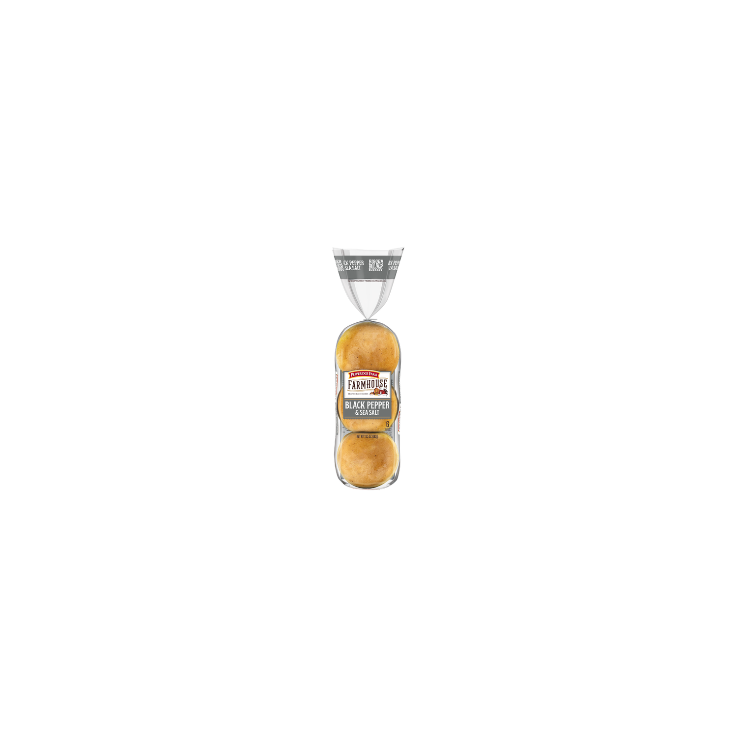 Pepperidge Farm Farmhouse Black Pepper & Sea Salt Buns - 13.5 Ounce Image 1 of 4