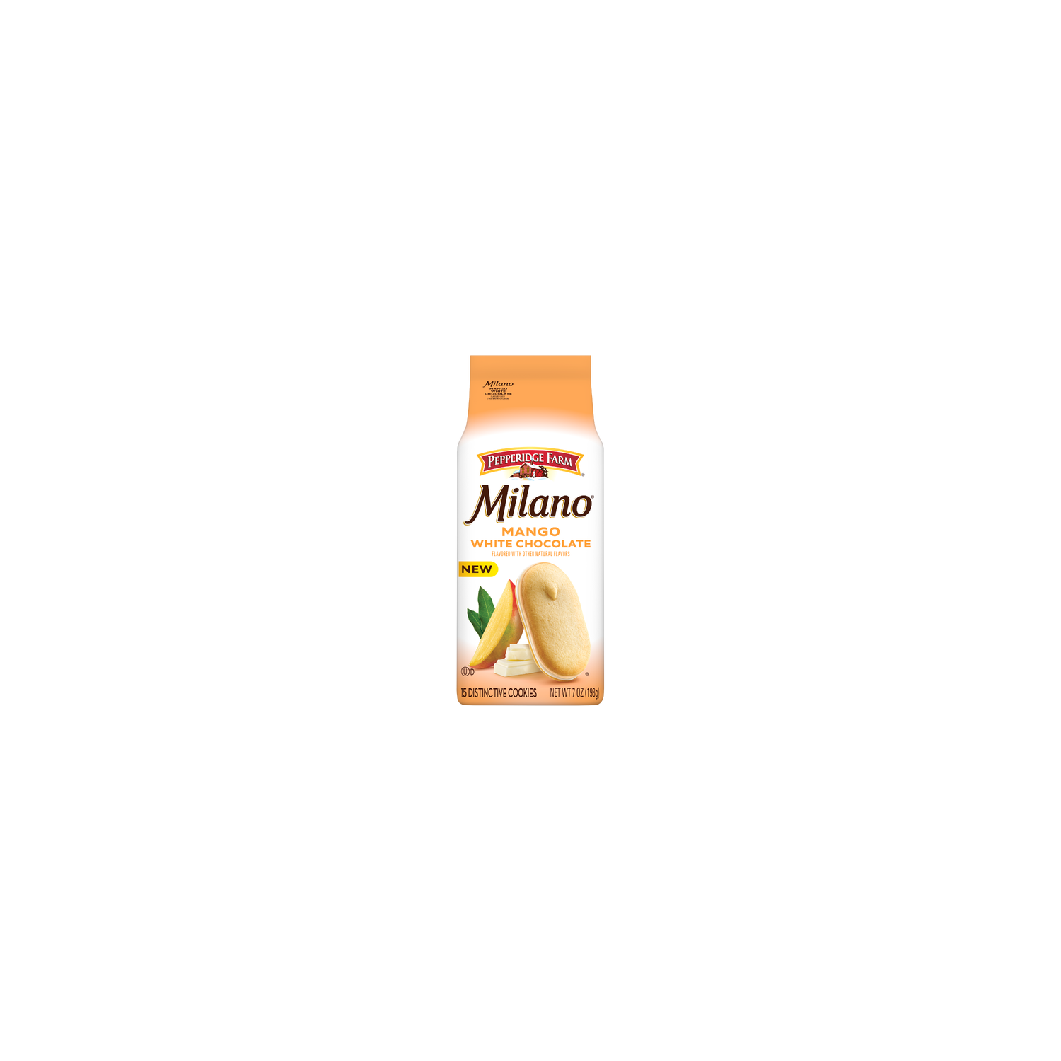 Pepperidge Farm White Chocolate Mango Flavored Cookies - 7 Ounce Image 1 of 2