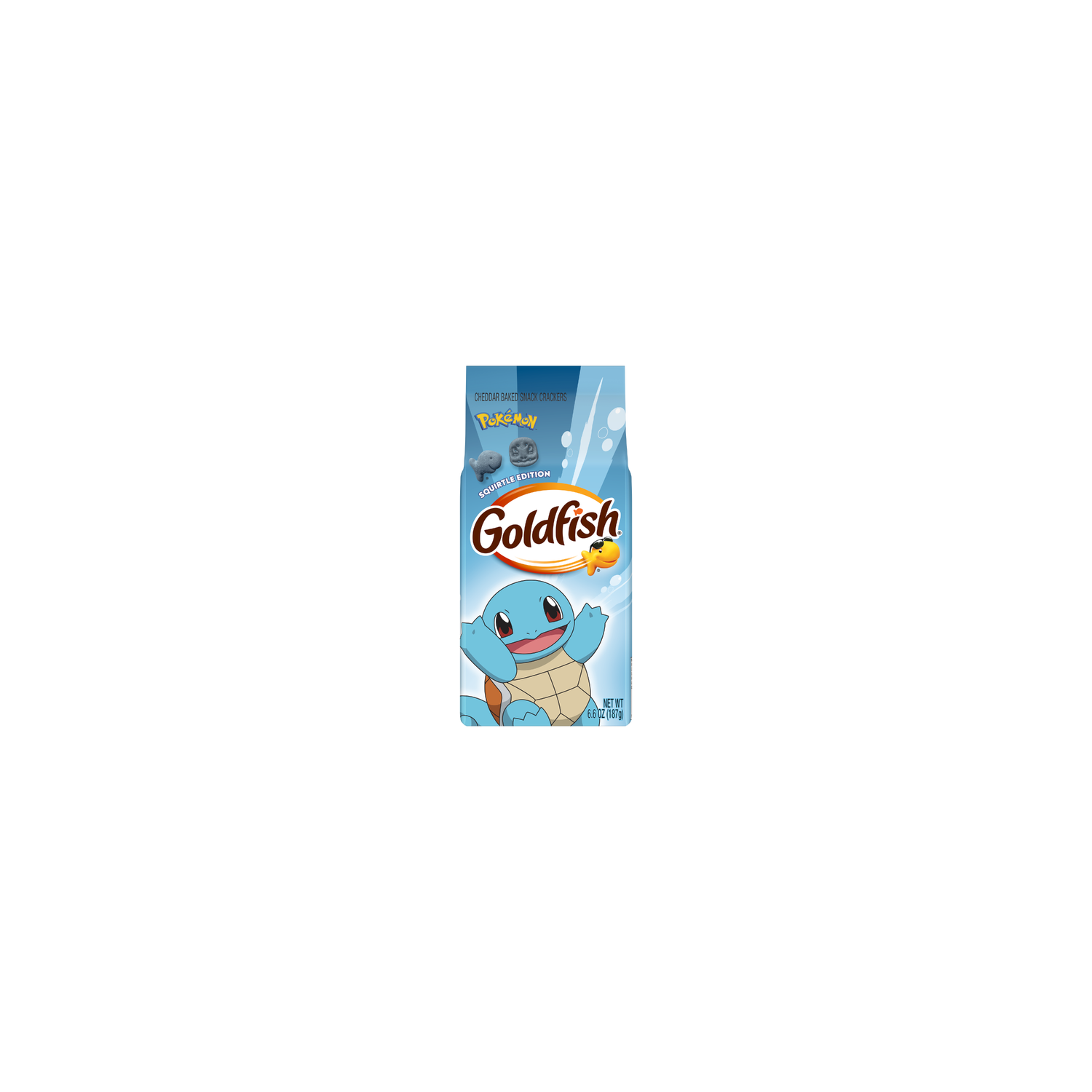 Pepperidge Farm Goldfish Pokémon Squirtle Cheddar Cheese Baked Snack Crackers - 6.6 Ounce Image 1 of 4