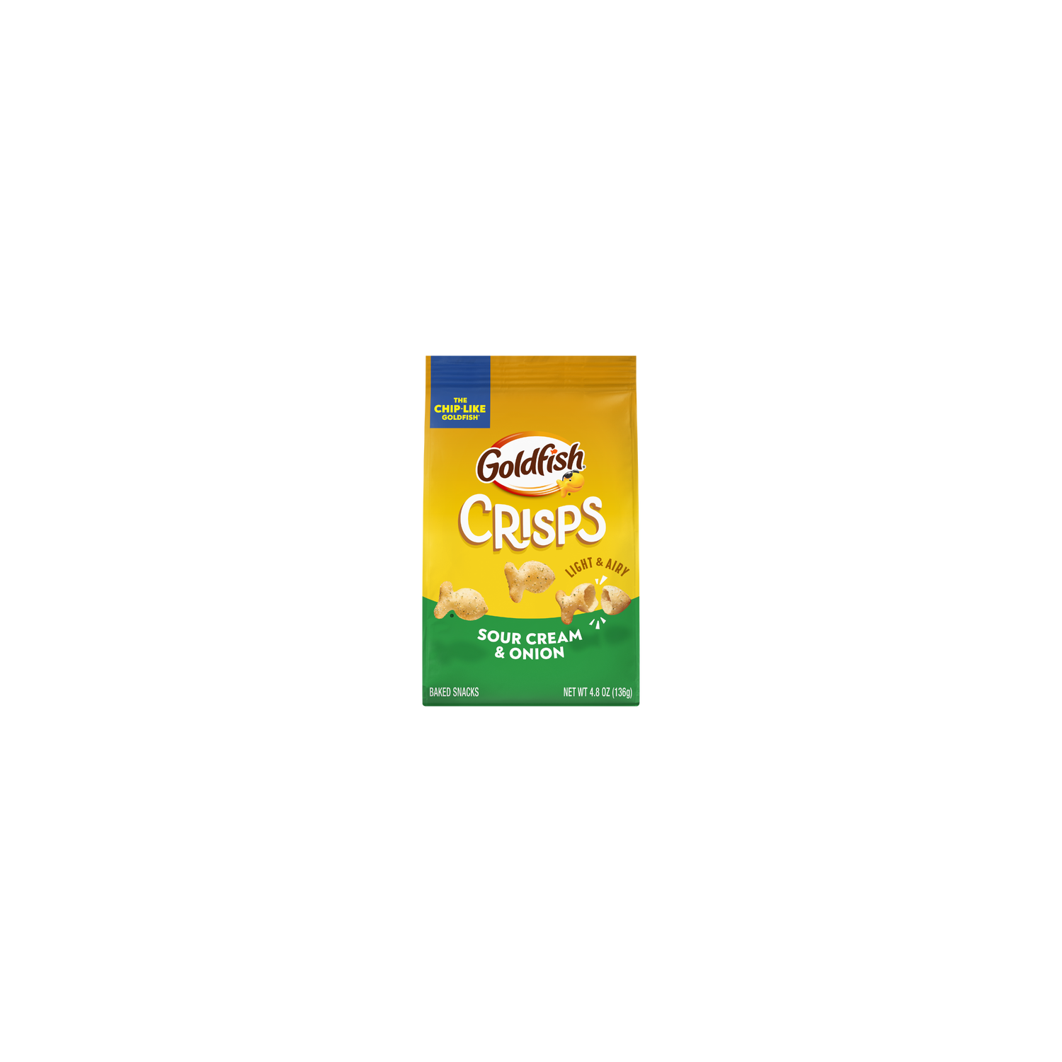 Pepperidge Farm Goldfish Sour Cream & Onion Baked Snacks - 4.8 Ounce Image 1 of 4
