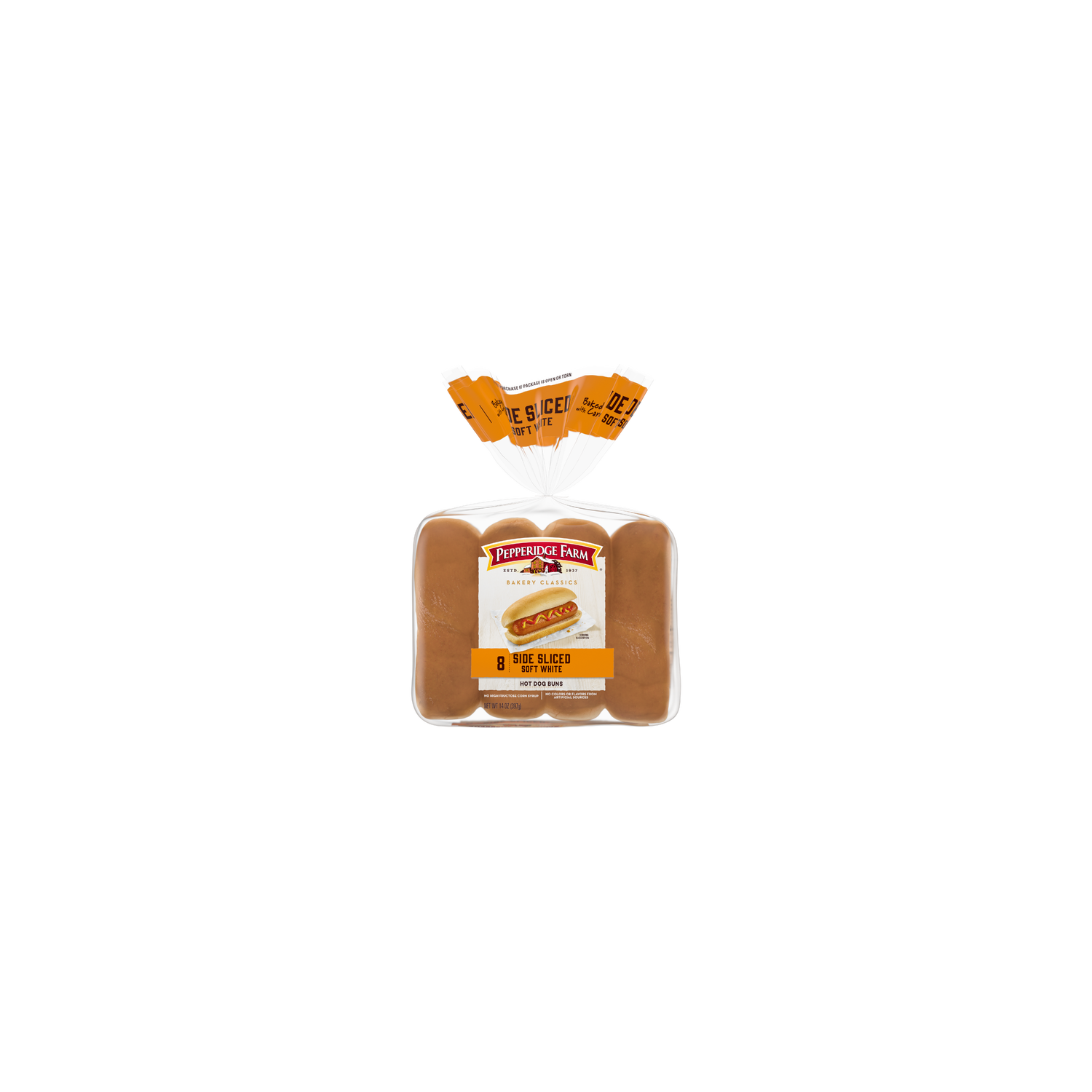 Pepperidge Farm Side Sliced Hot Dog Buns - 14 Ounce Image 1 of 2