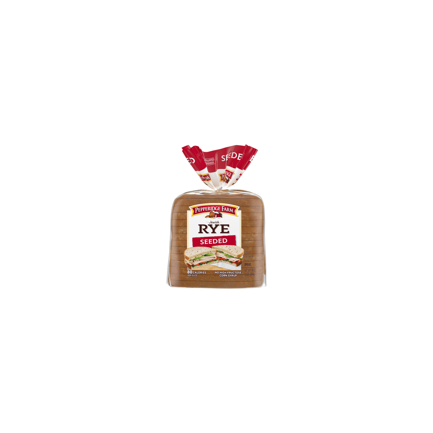Pepperidge Farm Jewish Rye Seeded Bread, Bag - 16 Ounce Image 1 of 2