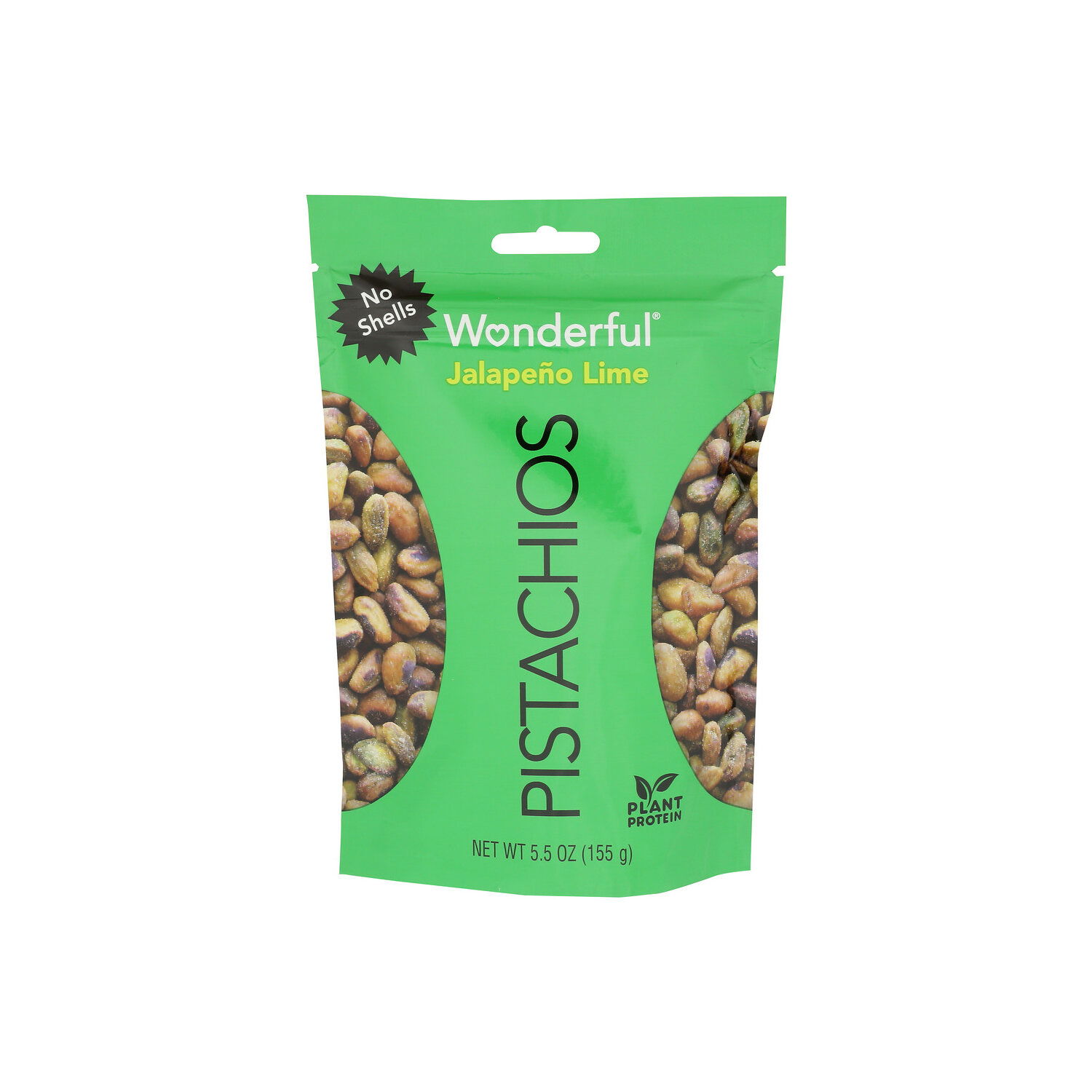 Wonderful Pistachios Jalapeno Lime No Shell Pistachio - 5.5 Ounce