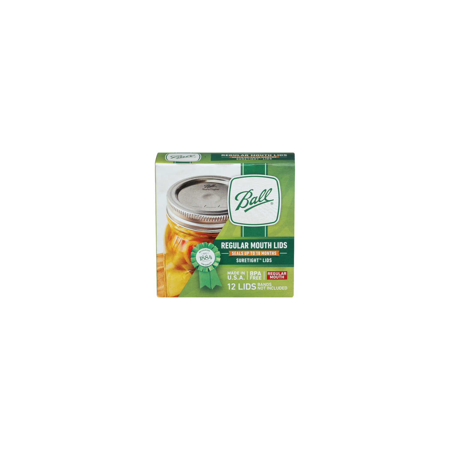 Ball Regular Mouth Lids - 12 Count Image 1 of 2