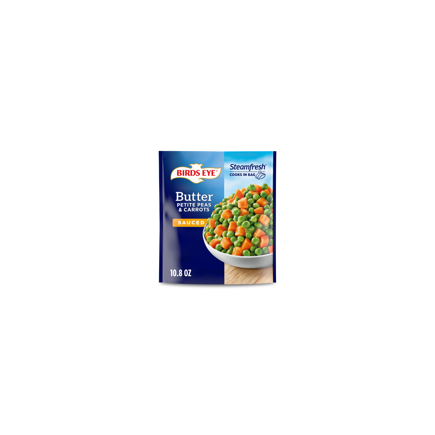 Birds Eye Steamfresh Sauced Butter Petite Peas And Carrots, Frozen Vegetables - 10.8 Ounce Image 1 of 4