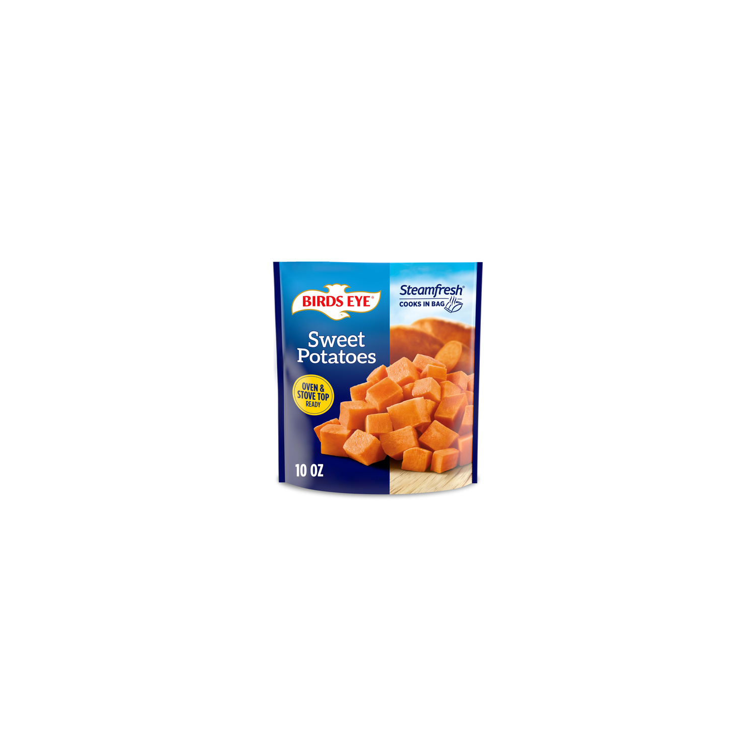 Birds Eye Steamfresh Diced Sweet Potatoes, Frozen Side - 10 Ounce Image 1 of 4