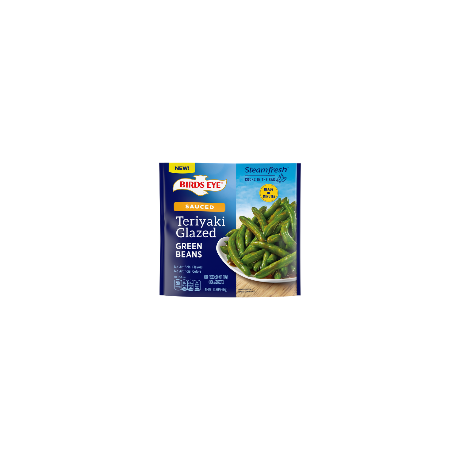 Birds Eye Steamfresh Teriyaki Glazed Green Beans, Frozen Vegetables - 10.8 Ounce Image 1 of 2
