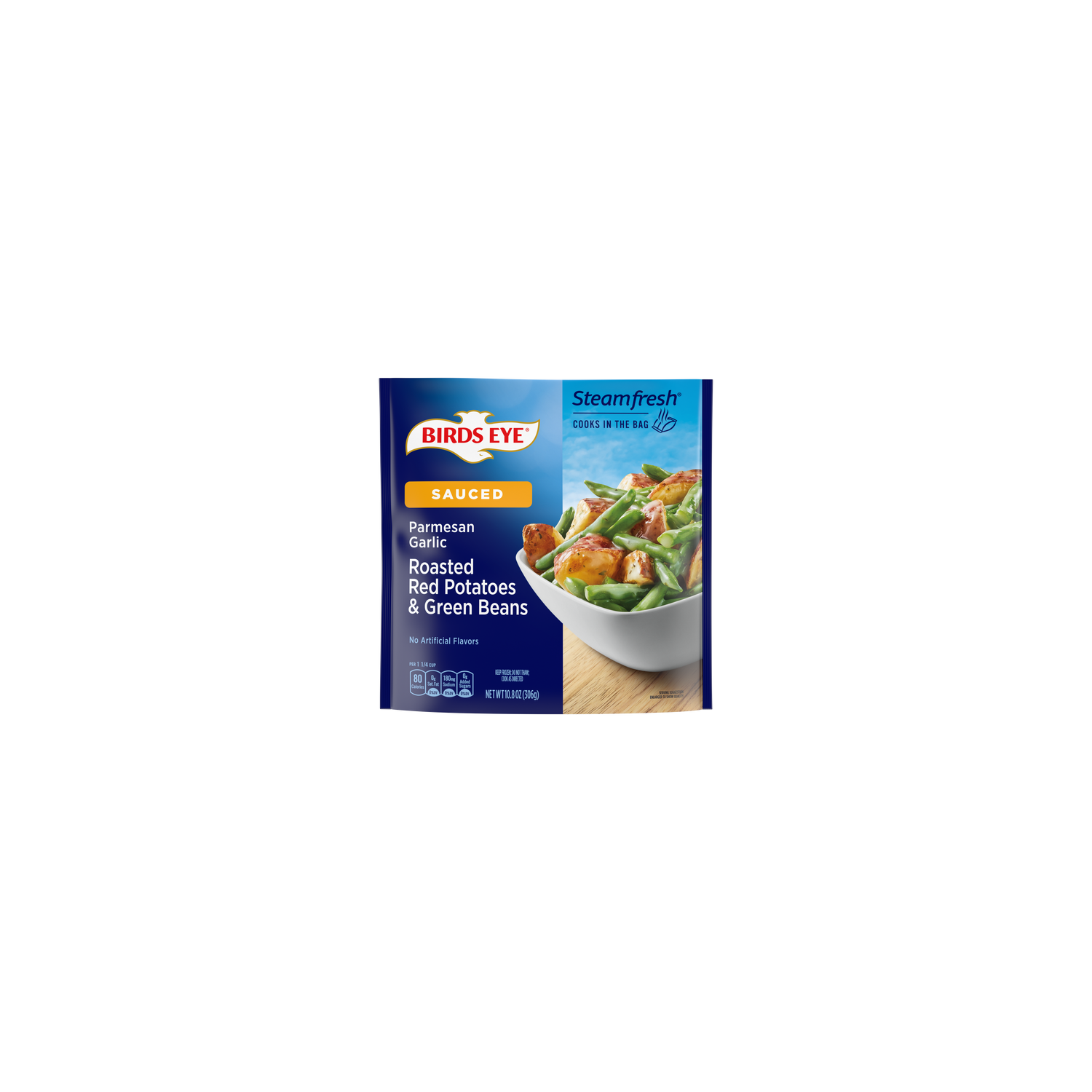 Birds Eye Steamfresh Parmesan Garlic Roasted Red Potatoes & Green Beans, Frozen Vegetable - 10.8 Ounce Image 1 of 2