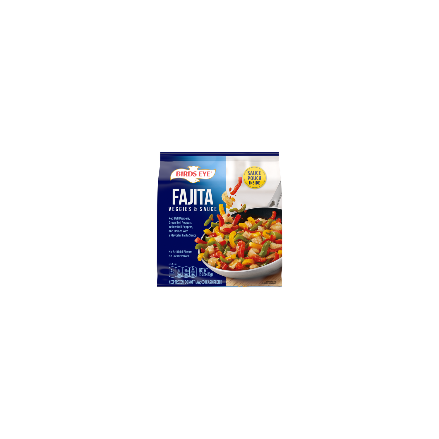 Birds Eye Fajita Veggies & Sauce, Frozen - 15 Ounce Image 1 of 2