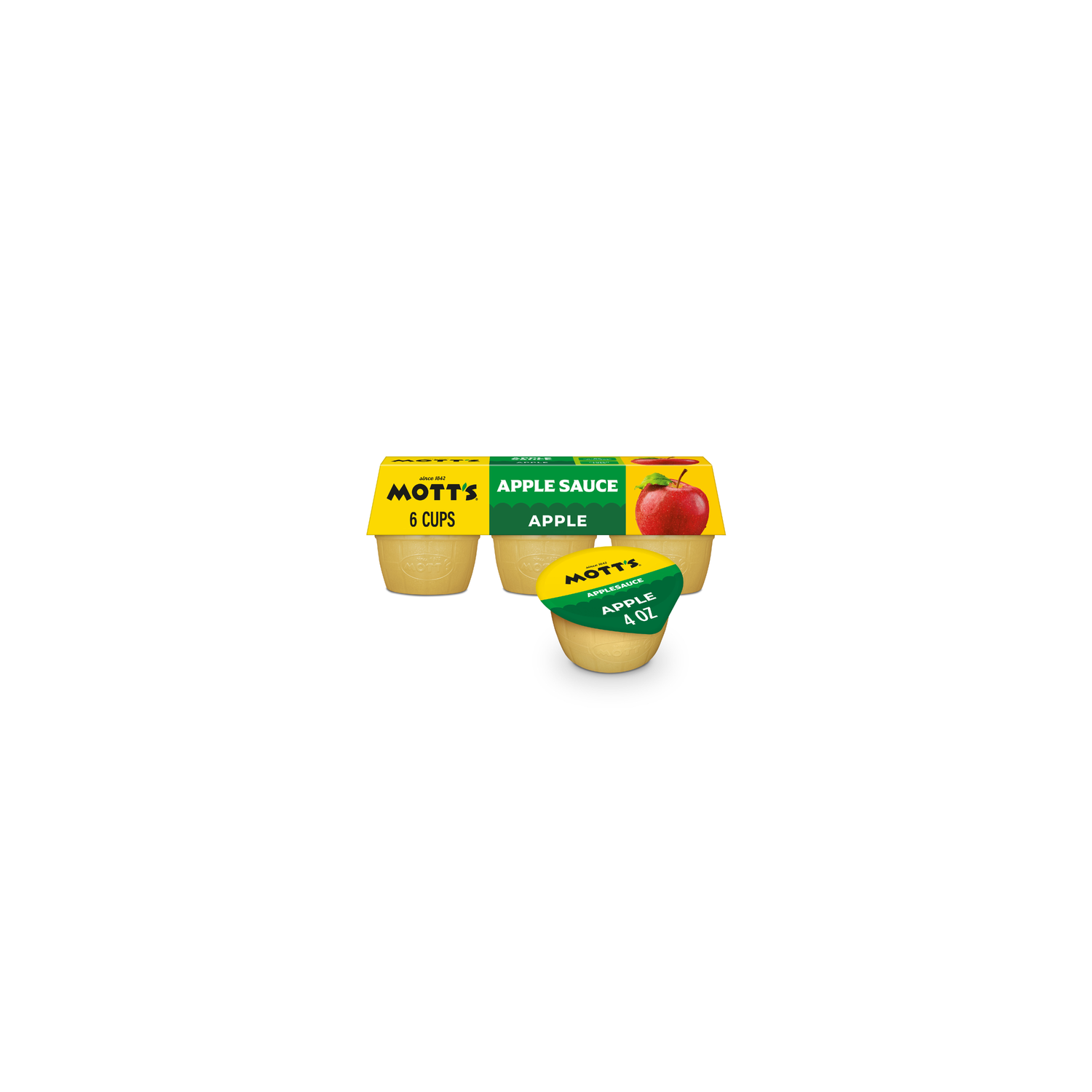 Mott's Applesauce Cups - 0.667 Ounce - 6 Count Image 1 of 4