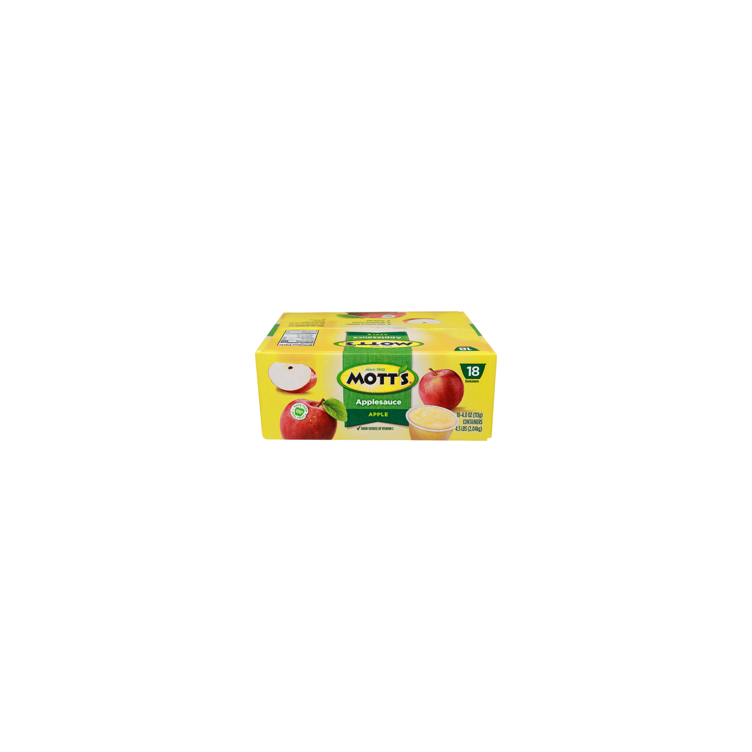 MOTT's Apple Applesauce - 4 Ounce - 18 Count Image 1 of 4