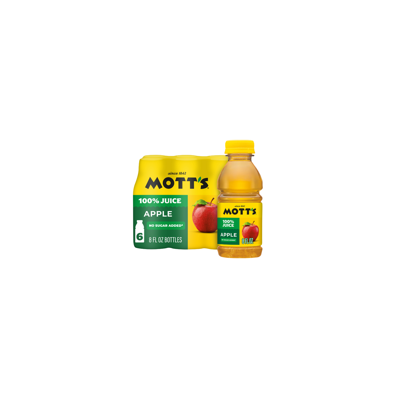 Motts 100% Apple Juice - 1.333 Fluid Ounce - 6 Count Image 1 of 3