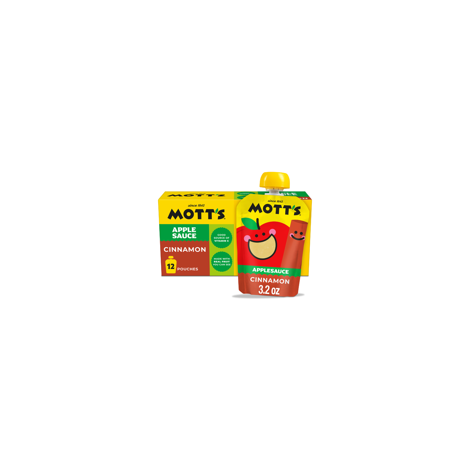 Motts Cinnamon Applesauce Clear - 0.267 Ounce - 12 Count Image 1 of 3
