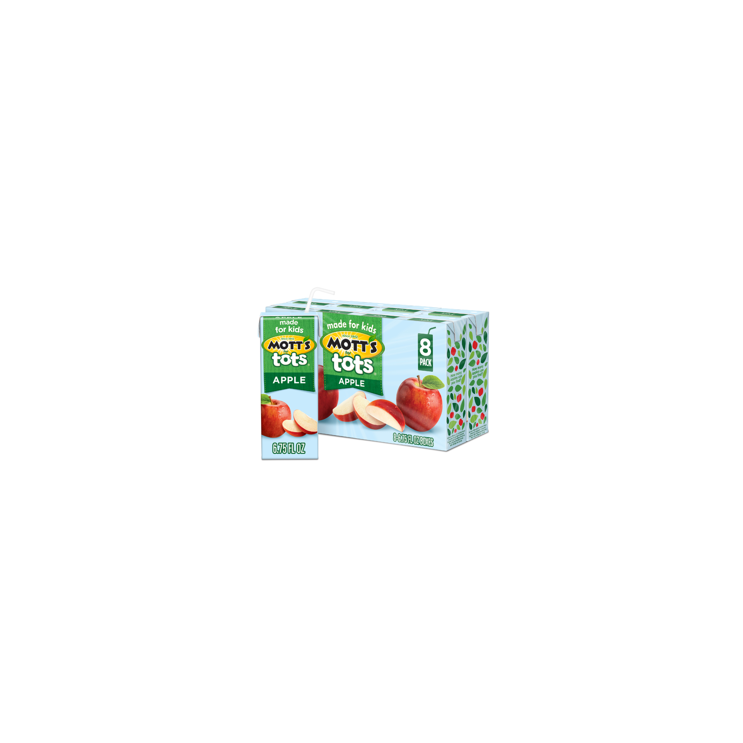 Motts For Tots Apple Juice Drink - 0.844 Fluid Ounce - 8 Count Image 1 of 3