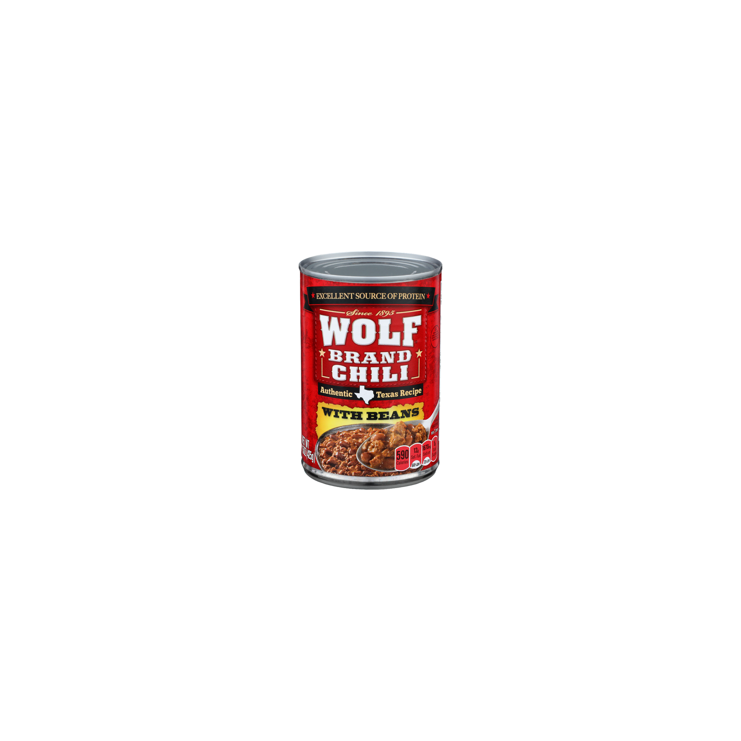 Wolf Brand Chili With Beans - 15 Ounce Image 1 of 4