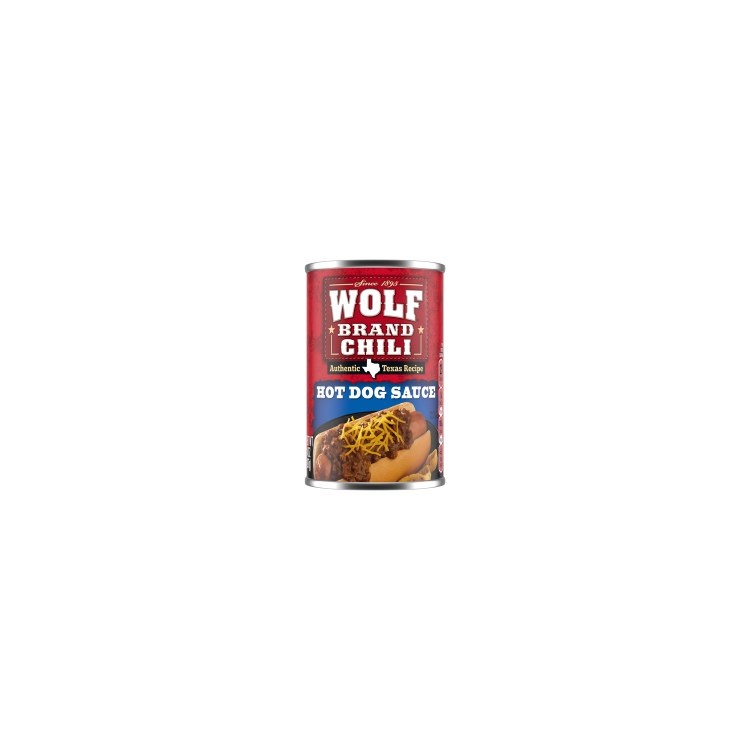 Wolf Brand Chili Hot Dog Sauce, Canned Chili - 14 Ounce Image 1 of 2