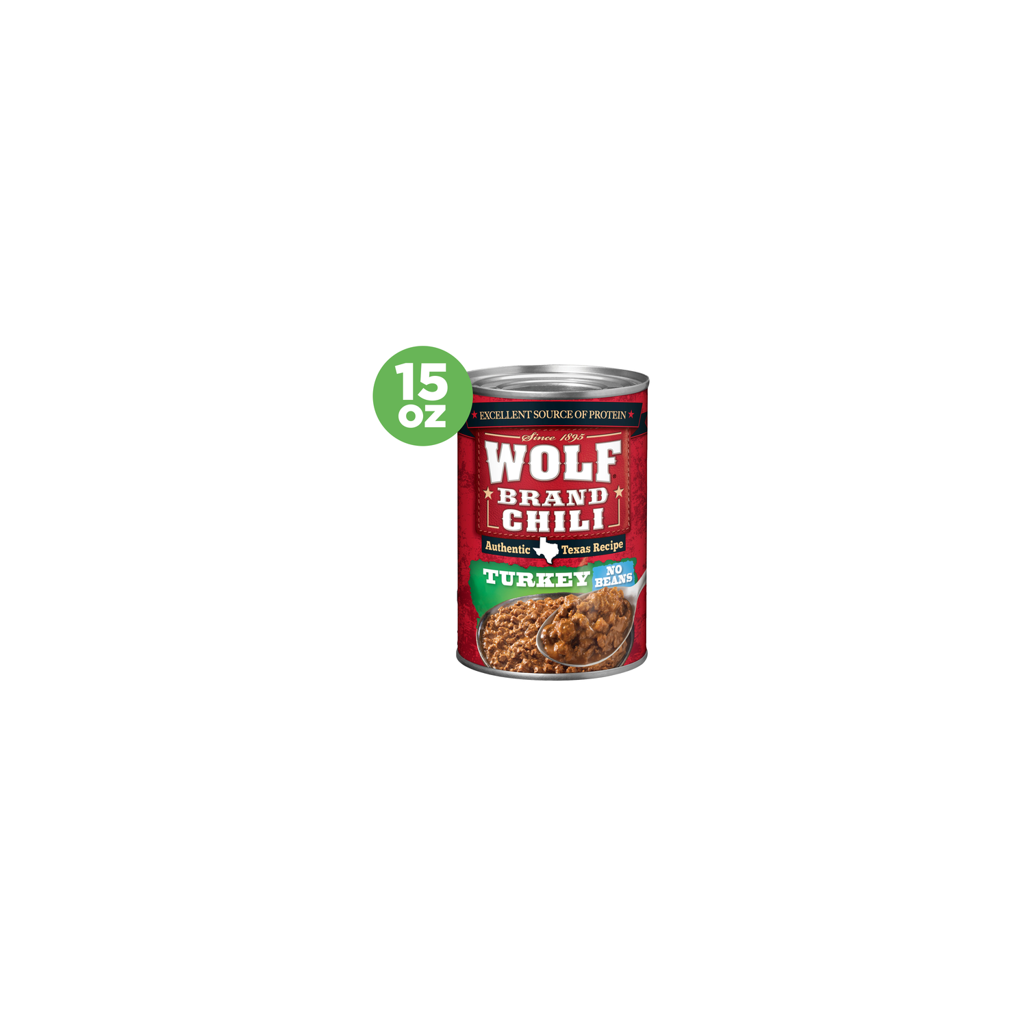 Wolf Turkey Chili Without Beans 96% Fat Free - 15 Ounce Image 1 of 4