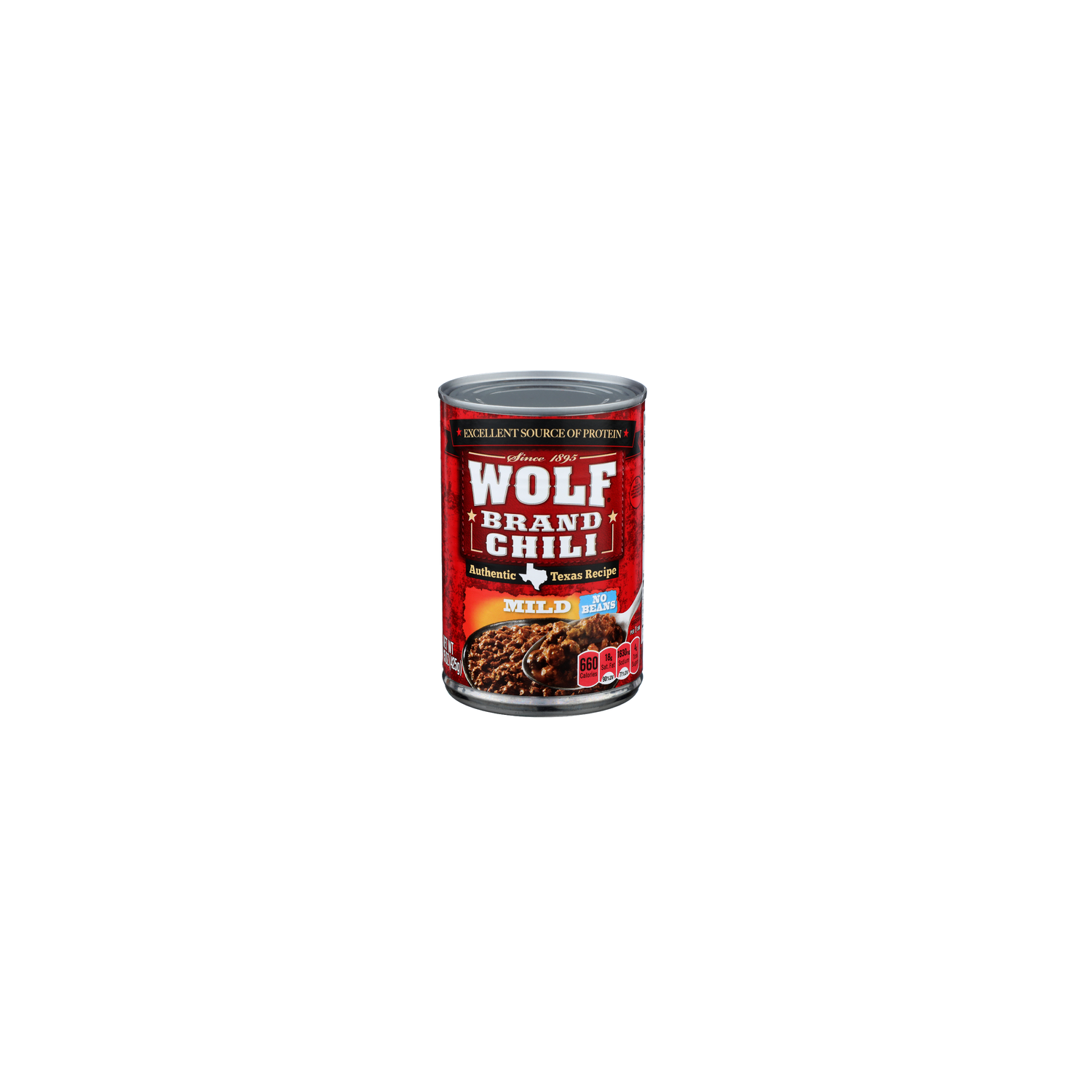Wolf Brand Chili No Beans Mild Chili - 15 Ounce - Brookshire's