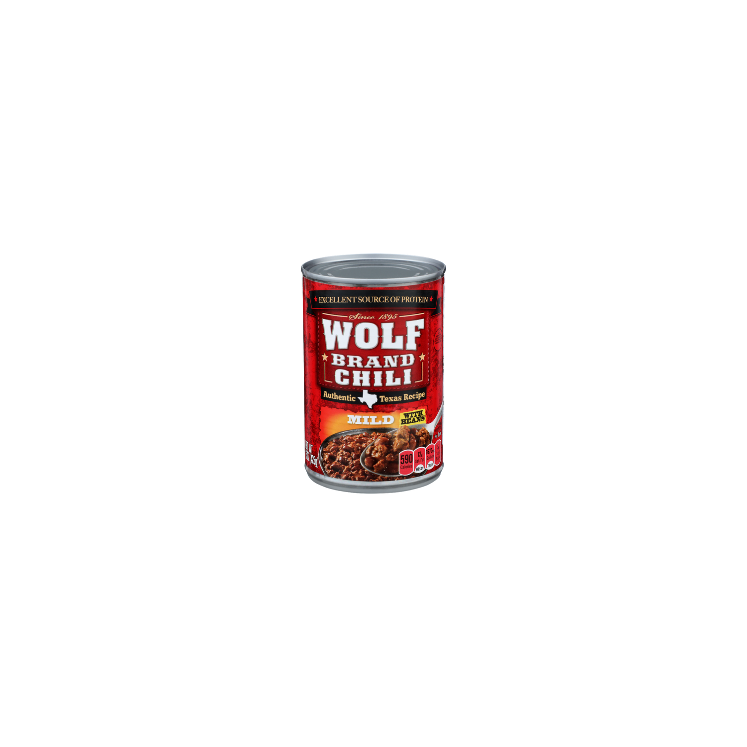 Wolf Brand Chili With Beans Mild - 15 Ounce Image 1 of 4