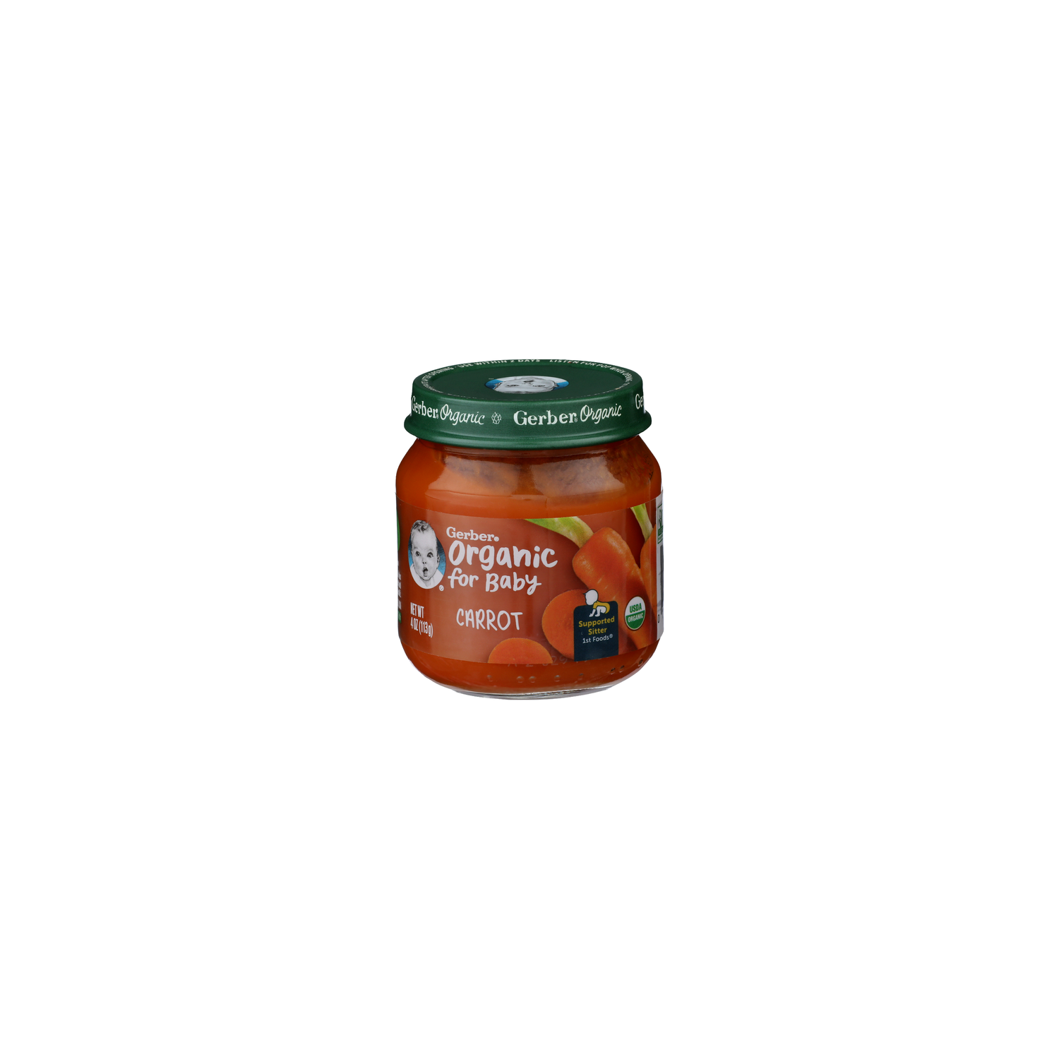 Gerber Organic For Baby Carrot - 4 Ounce Image 1 of 4