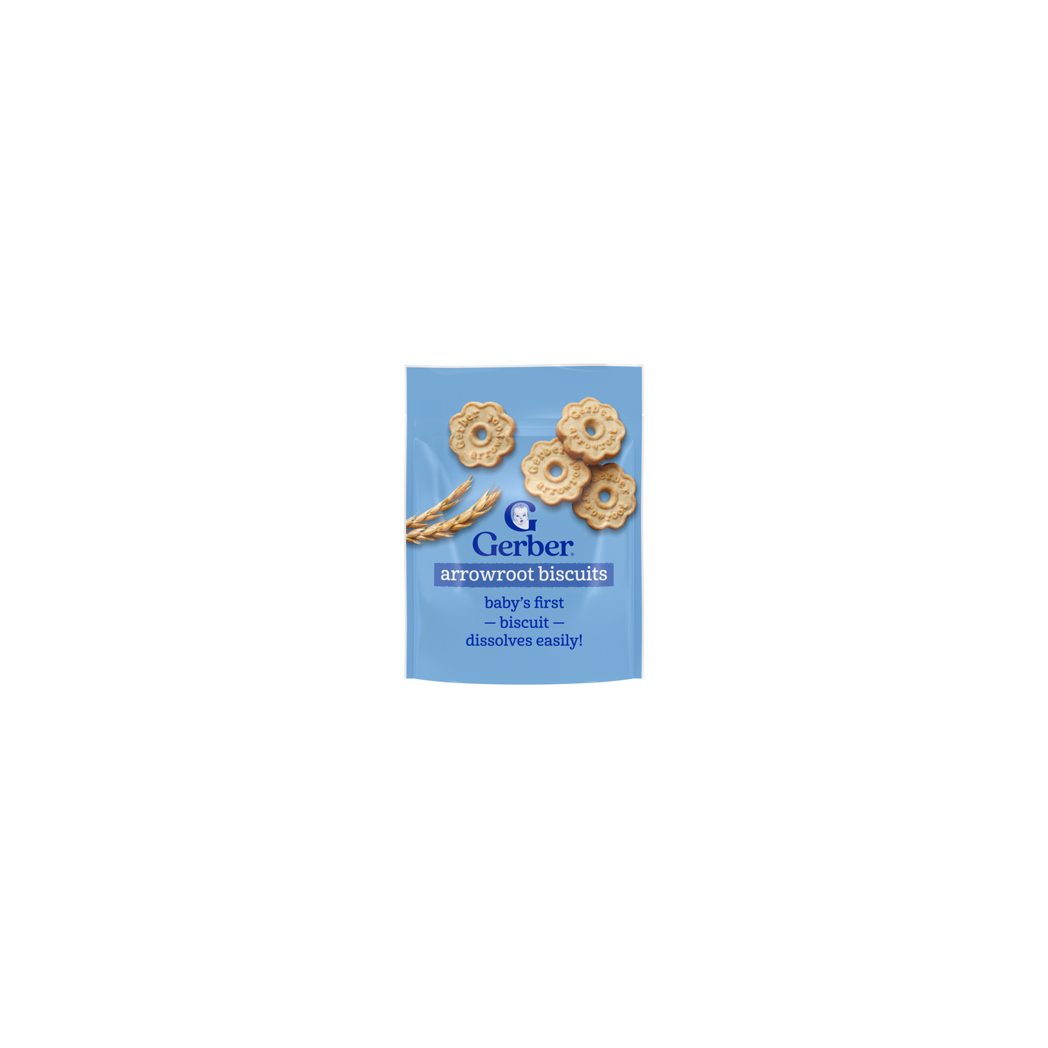 Gerber Snacks For Baby Arrowroot Biscuits Food - 5.5 Ounce Image 1 of 4