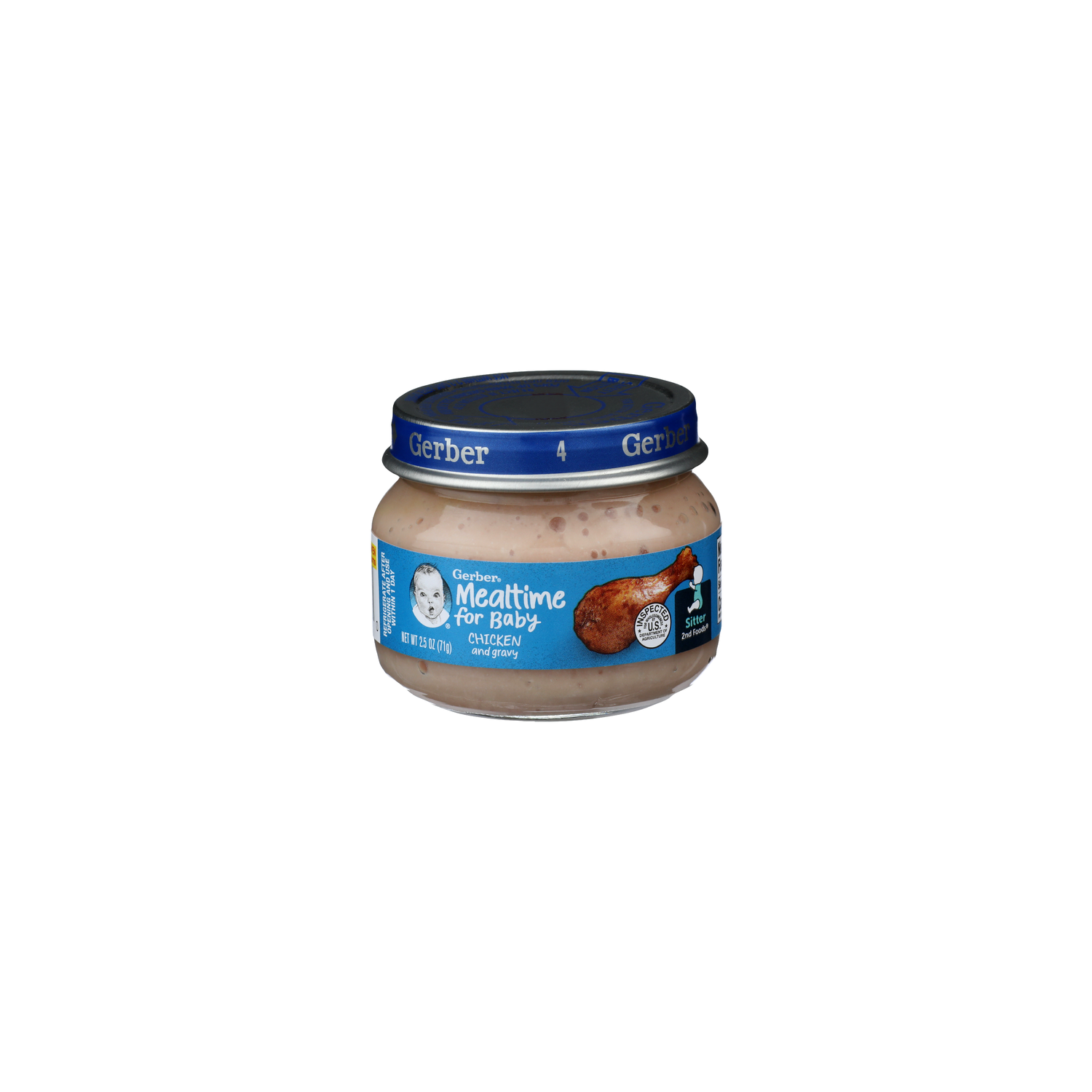 Gerber Mealtime For Baby Chicken And Gravy - 2.5 Ounce Image 1 of 4