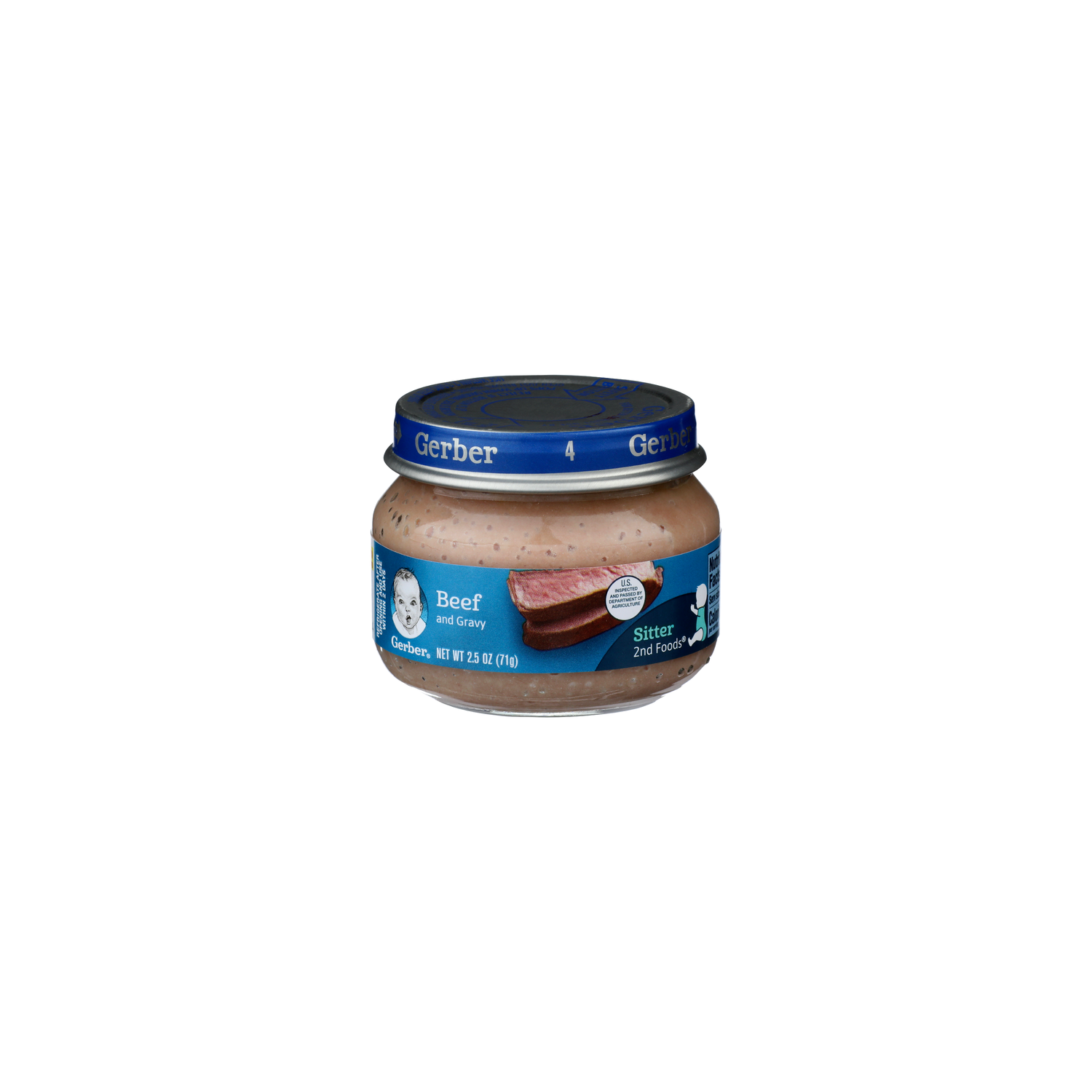 Gerber Beef And Gravy Sitter 2Nd Foods - 2.5 Ounce Image 1 of 4