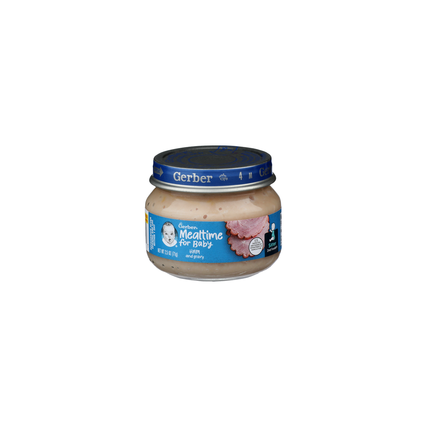 Gerber Mealtime For Baby Ham And Gravy - 2.5 Ounce Image 1 of 4