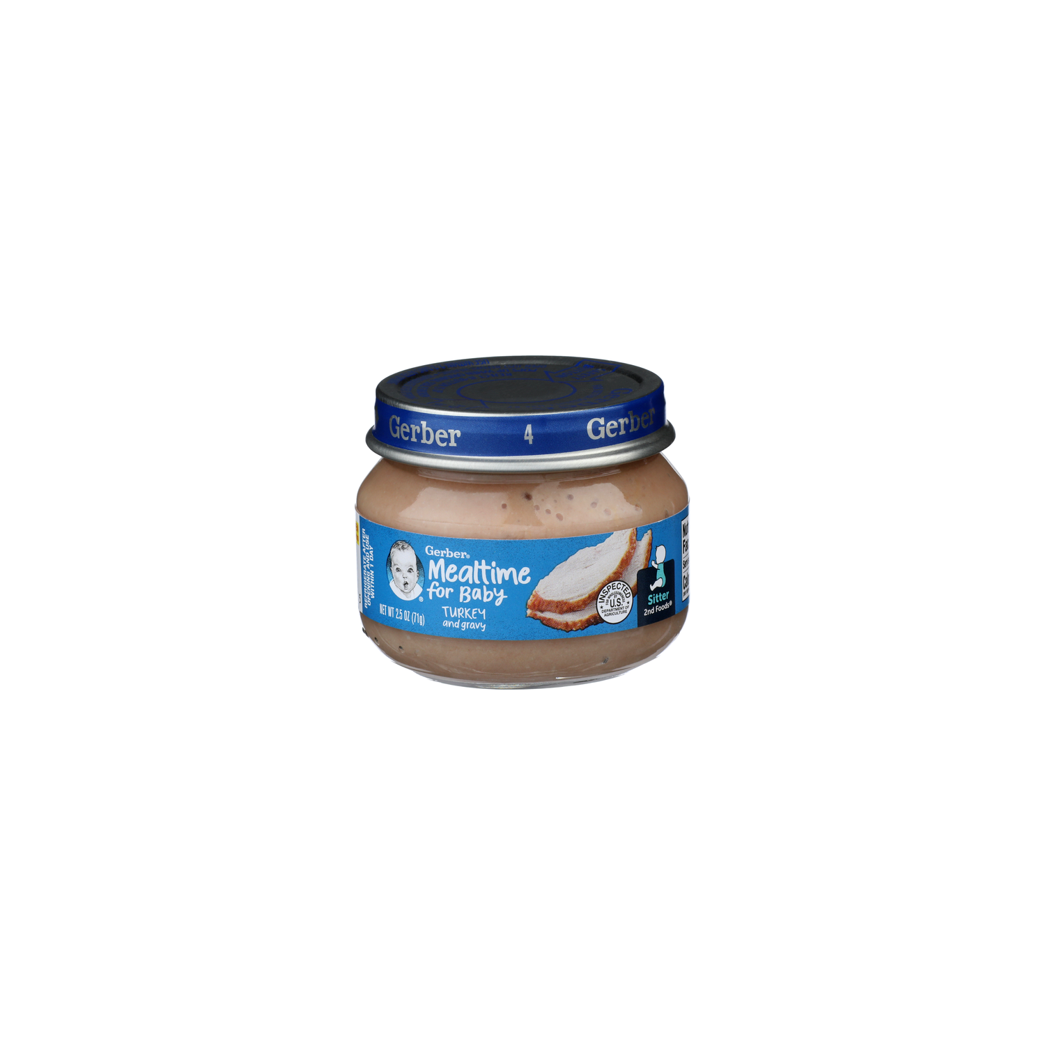 Gerber Mealtime For Baby Turkey And Gravy - 2.5 Ounce Image 1 of 4
