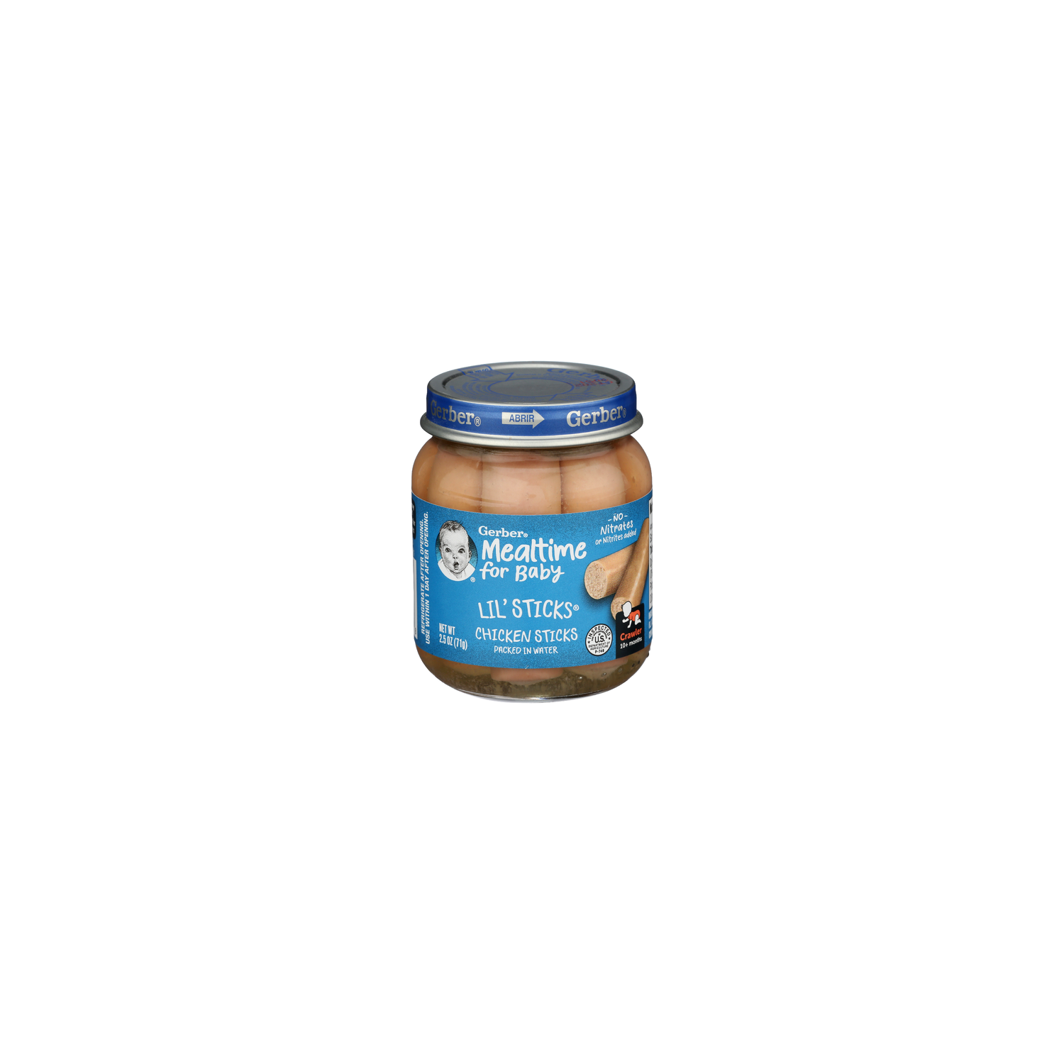 Gerber Chicken Sticks Mealtime For Baby Lil' - 2.5 Ounce Image 1 of 4