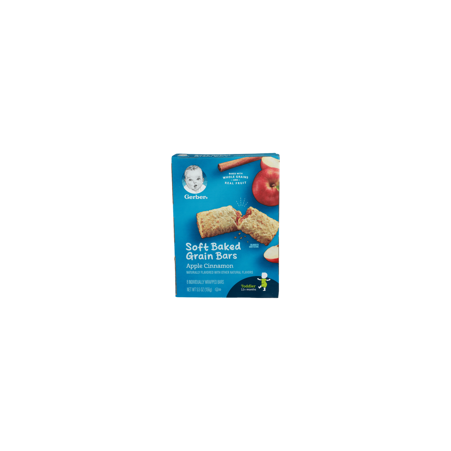 Gerber Apple Cinnamon Soft Baked Grain Bars - 0.688 Ounce - 8 Count Image 1 of 4