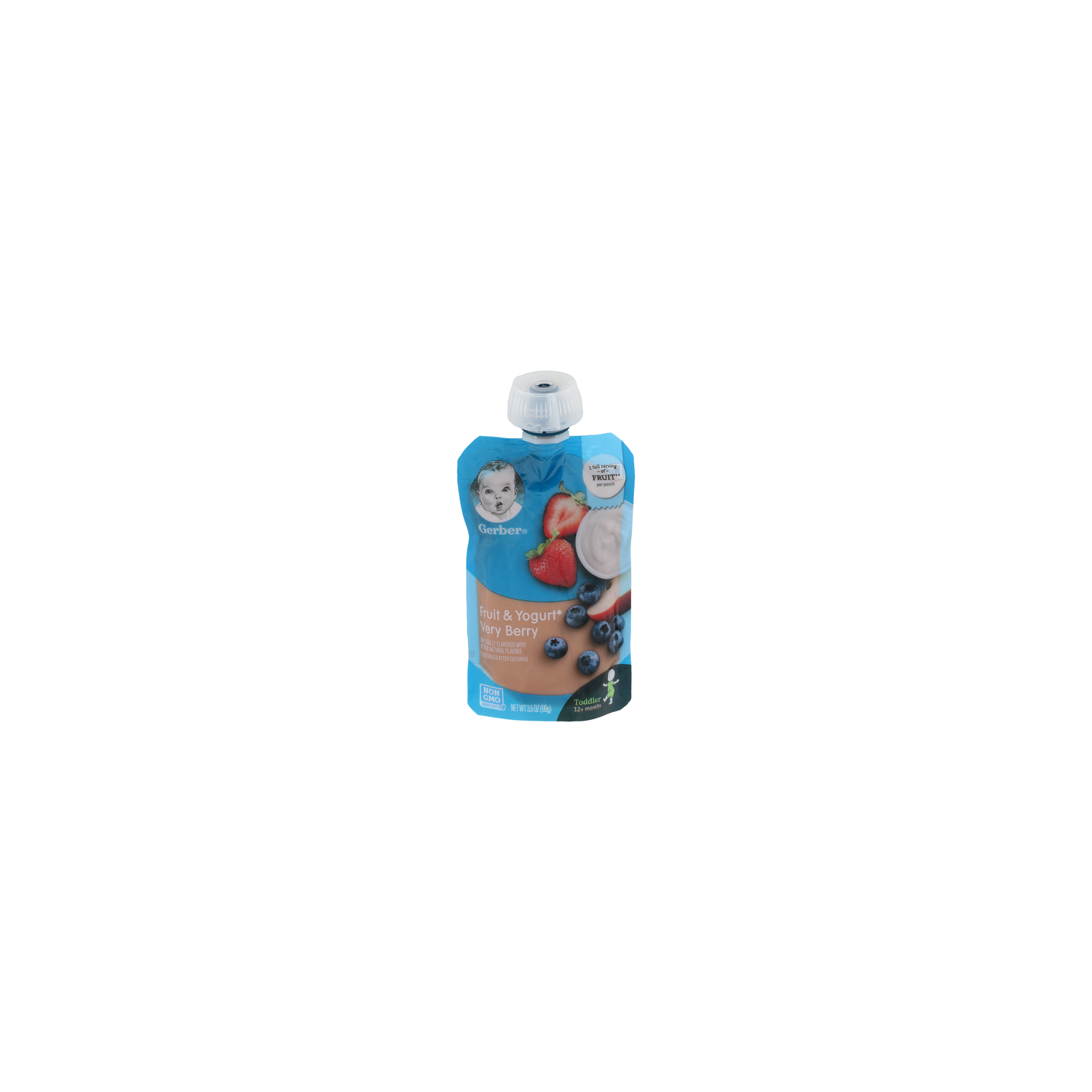 Gerber Berry Fruit & Yogurt - 3.5 Ounce Image 1 of 4