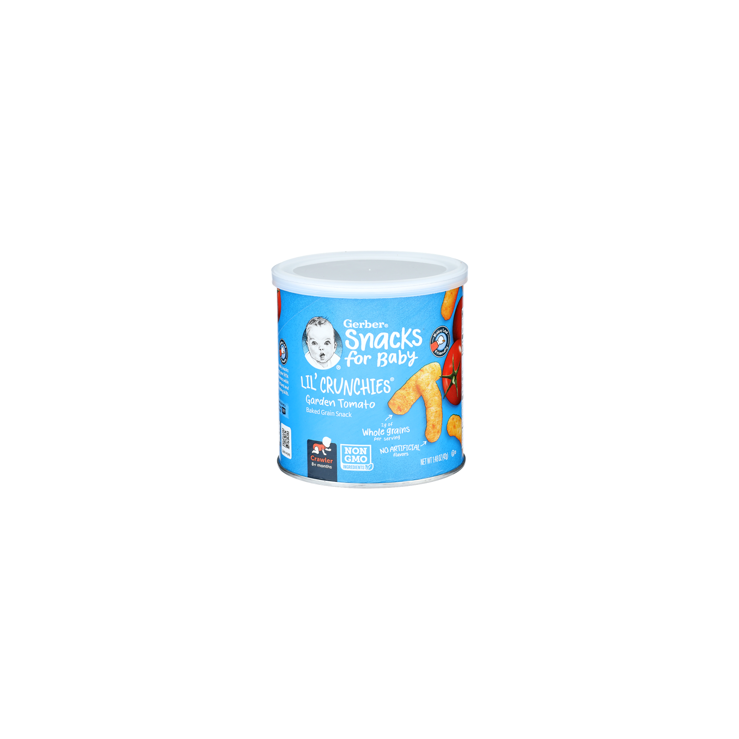 Gerber Snacks For Baby Garden Tomato Baked Grain Snack - 1.48 Ounce Image 1 of 4