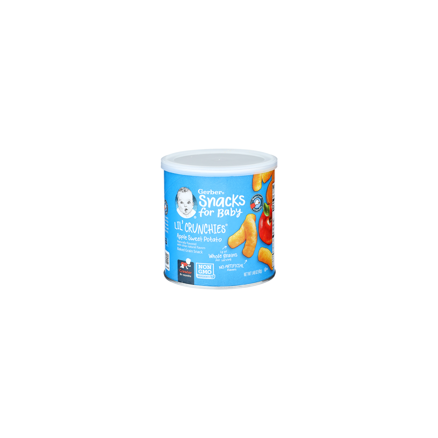 Gerber Snacks For Baby Apple Sweet Potato Baked Grain Snack - 1.48 Ounce Image 1 of 4