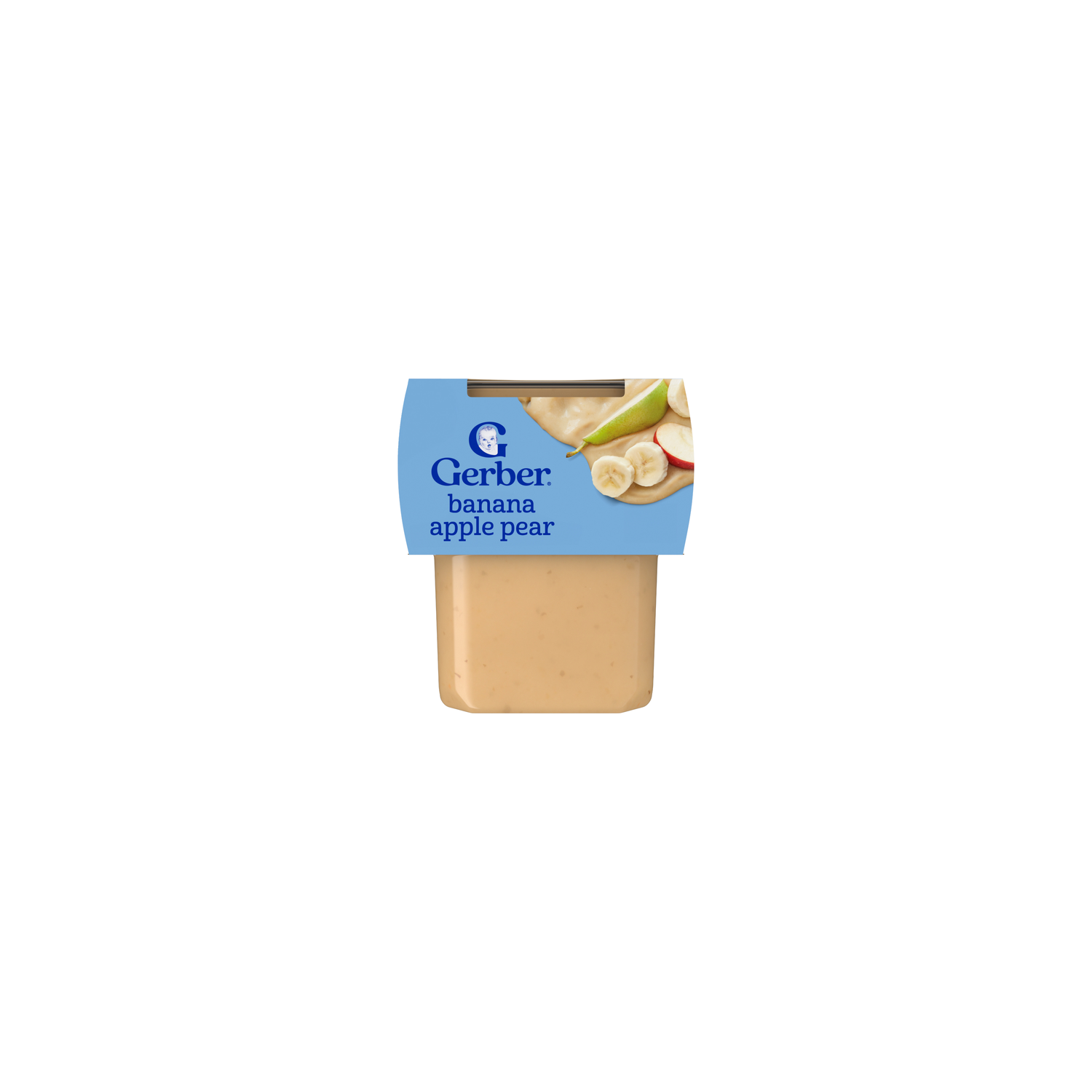 Gerber Natural For Baby Banana, Apple, Pear Stage 2 Food Banana Apple Puree Tub - 8 Ounce Image 1 of 4