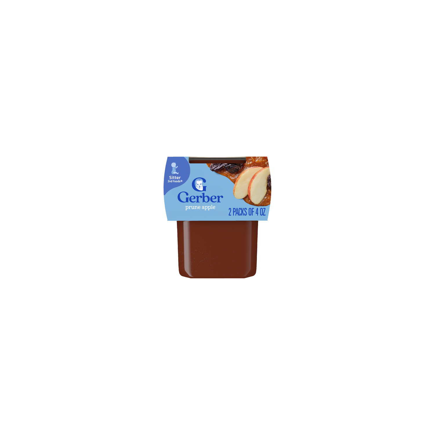 Gerber Natural 2nd Foods Prune Apple Baby Food - 8 Ounce Image 1 of 4