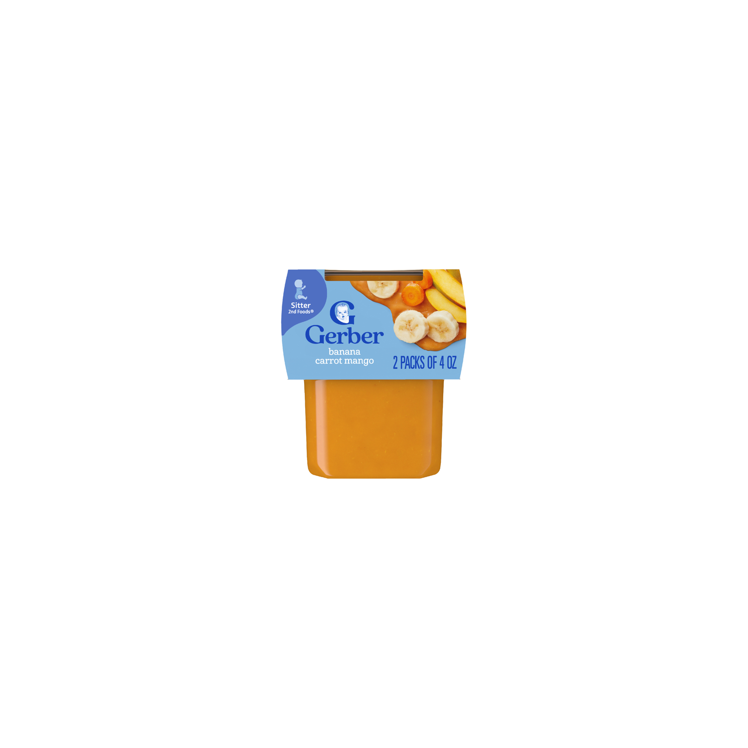 Gerber 2nd Foods Apricot Mixed Fruit Baby Food - 8 Ounce Image 1 of 4