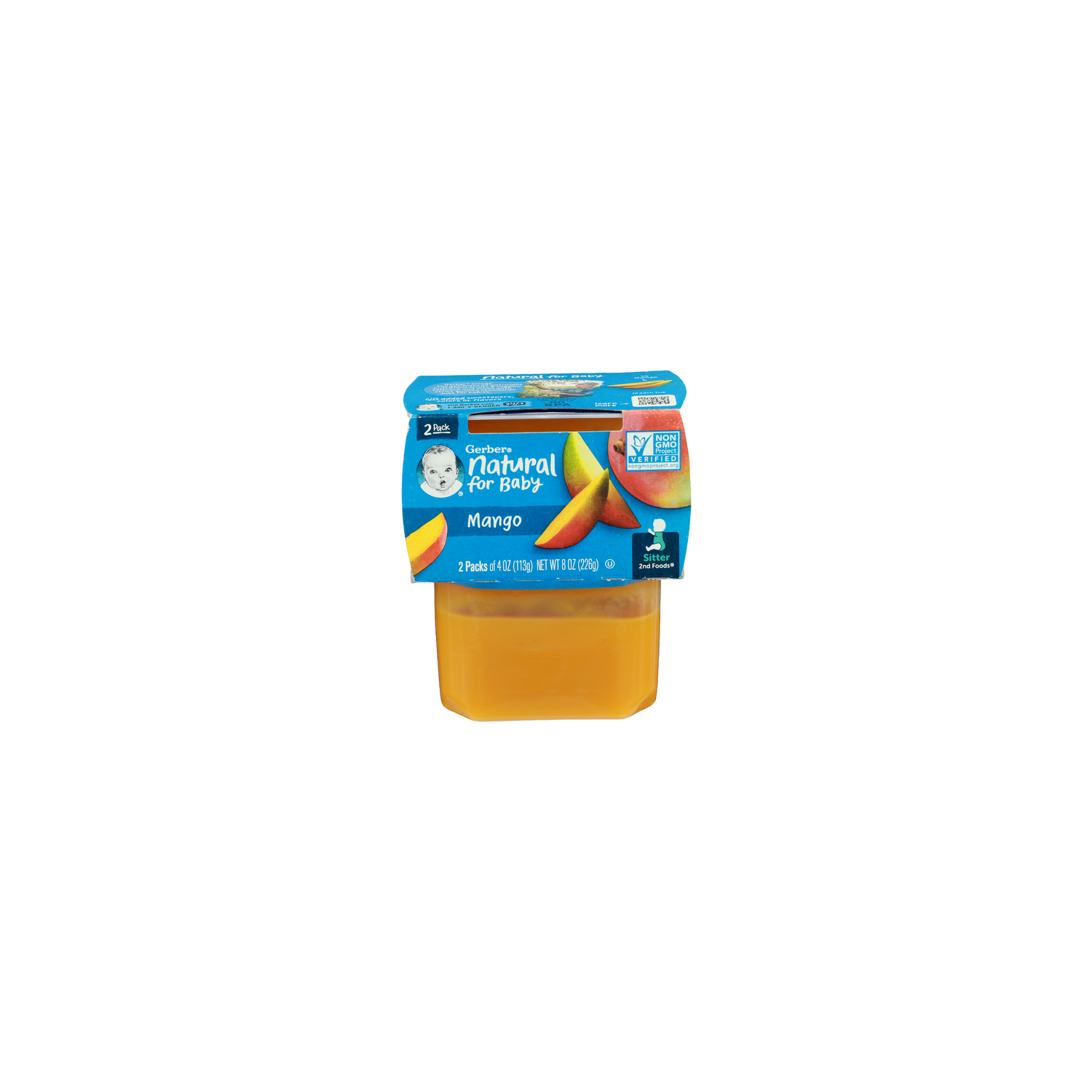 Gerber Natural For Baby Natural For Baby Mango - 4 Ounce - 2 Count Image 1 of 4