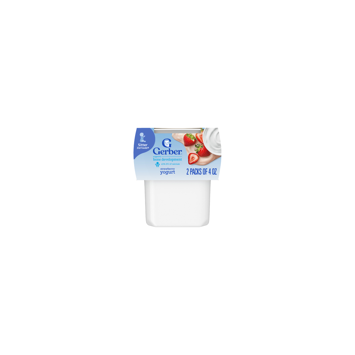 Gerber 2nd Foods Strawberry Yogurt Baby Food - 8 Ounce Image 1 of 4