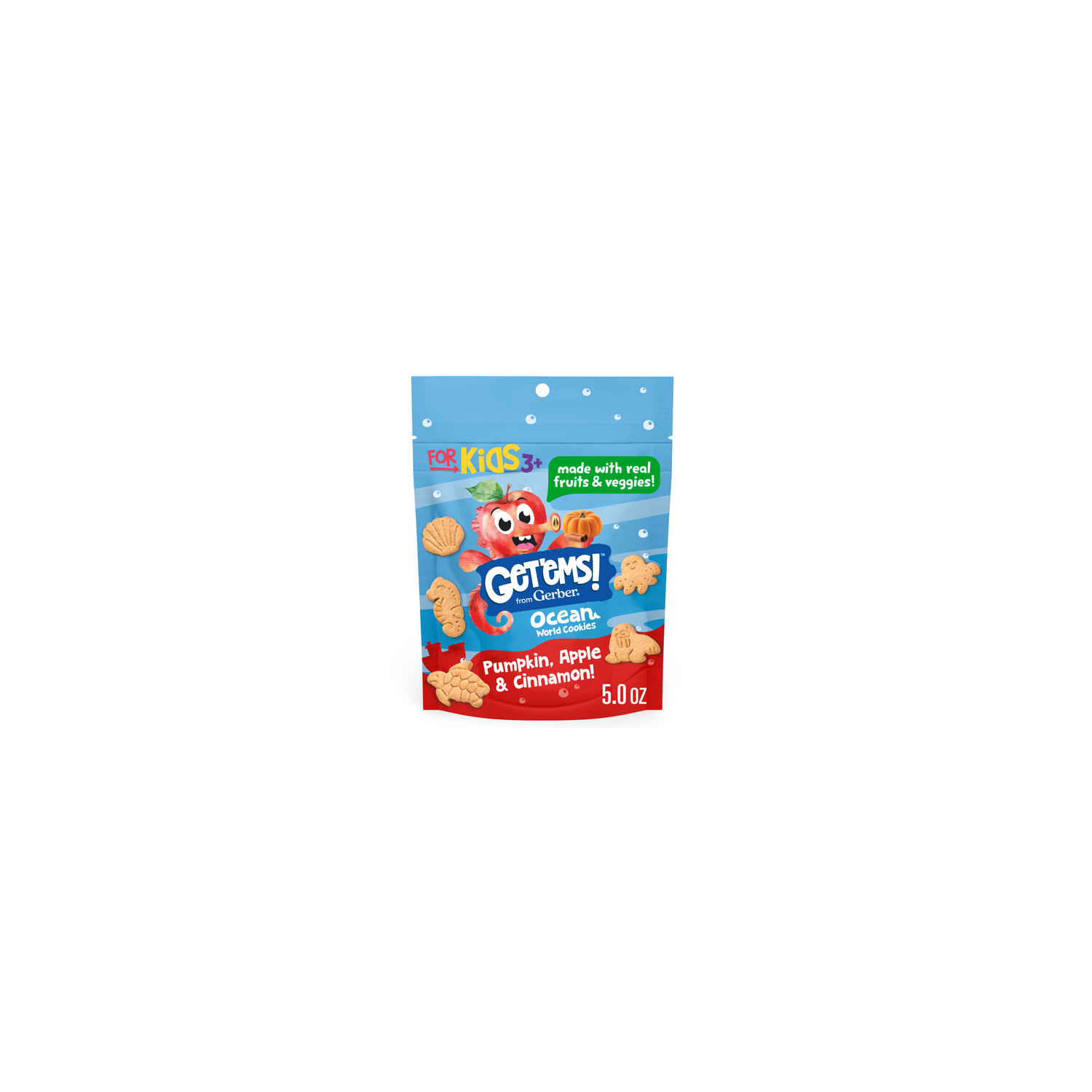 Get'Ems! Pumpkin Apple & Cinnamon Ocean World Cookies - 5 Ounce Image 1 of 4
