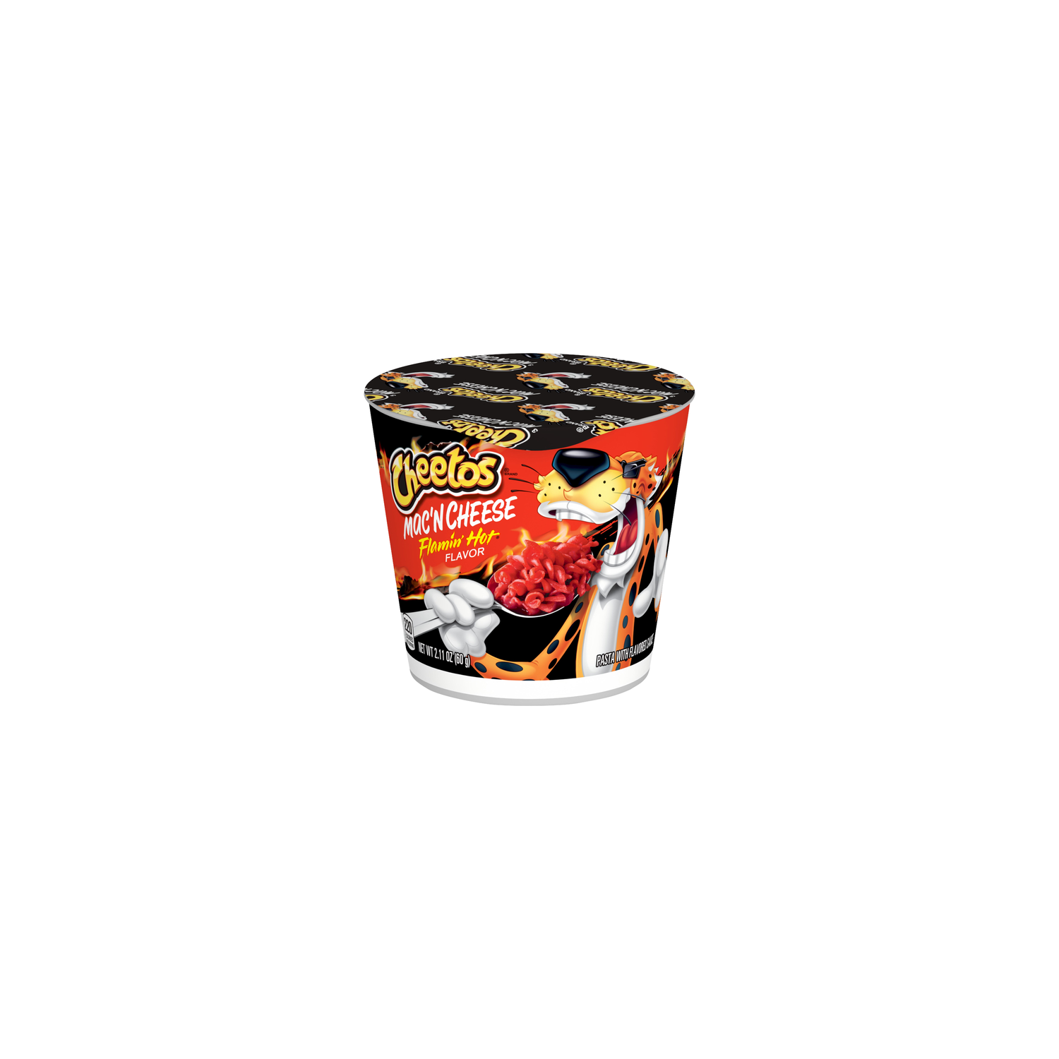 Cheetos Mac'n Cheese Pasta With Flavored Sauce Flamin' Hot Flavor - 2.11 Ounce Image 1 of 3