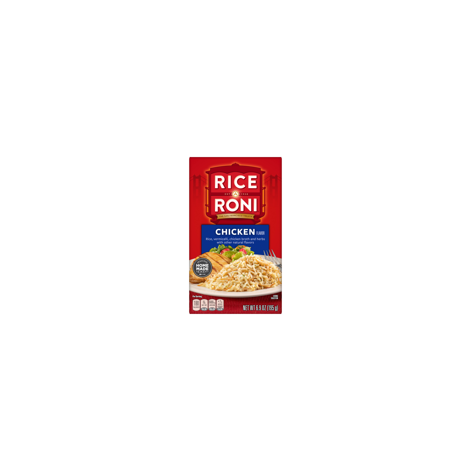 Rice A Roni Rice & Vermicelli Chicken Broth And Herbs Flavor - 6.9 Ounce