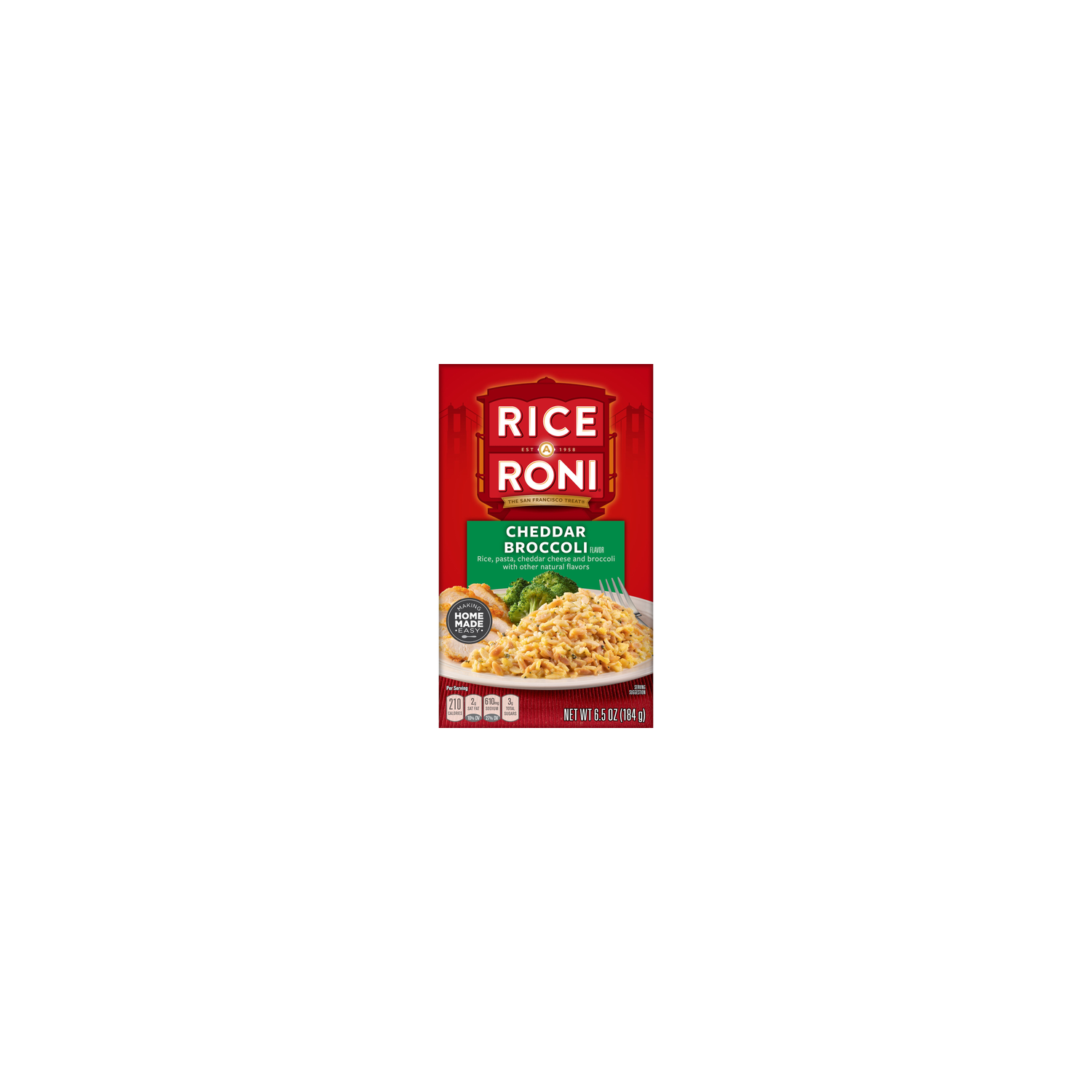 Rice A Roni Pasta Cheddar Broccoli Flavor - 6.5 Ounce