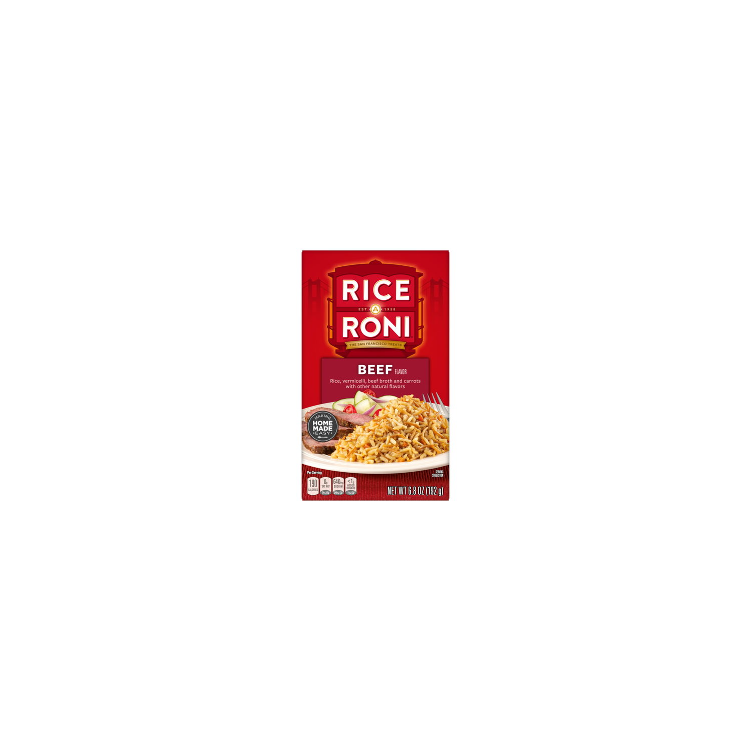 Rice A Roni Vermicelli Beef Broth And Carrots Flavor - 6.8 Ounce Image 1 of 3