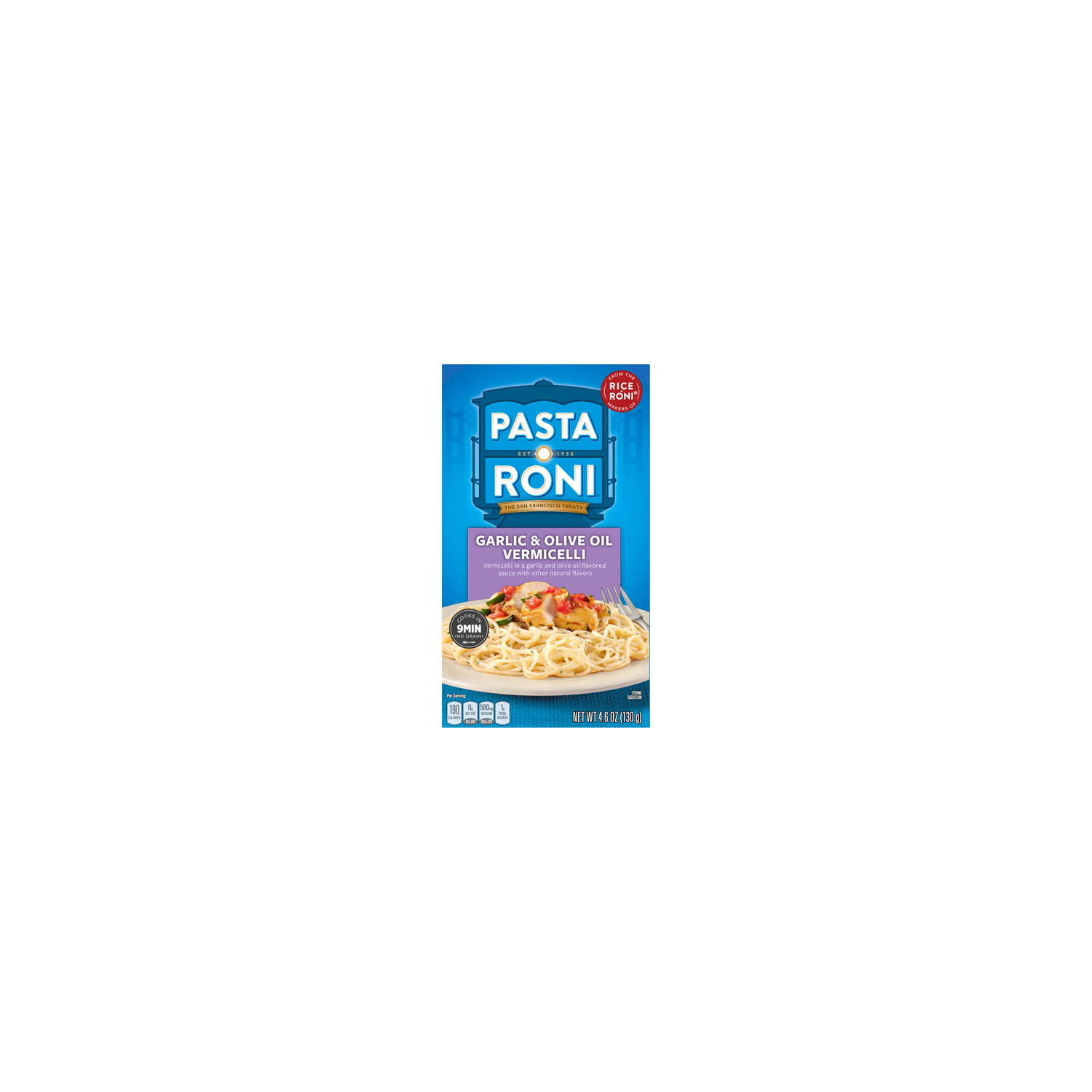 Pasta Roni Vermicelli Garlic & Olive Oil - 4.6 Ounce Image 1 of 3