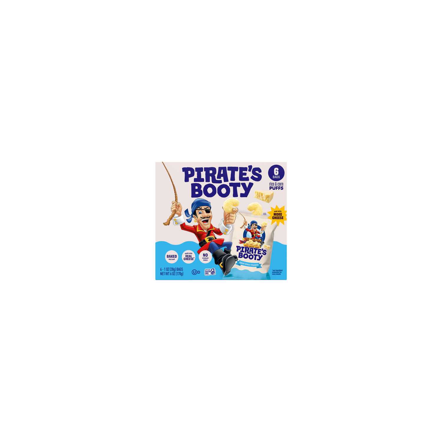 PIRATE's Booty Aged White Cheddar - 6 Ounce