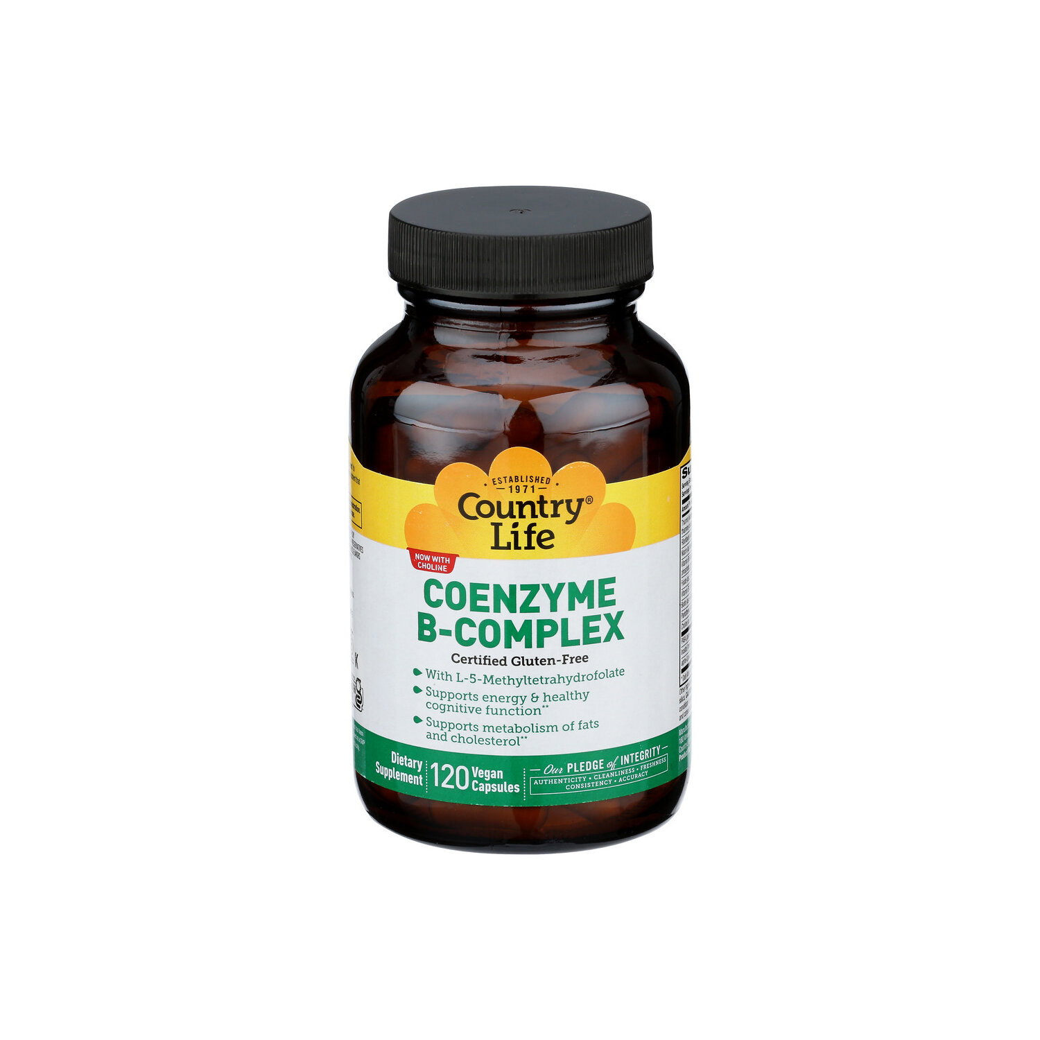 Country Life Vegicaps Coenzyme B-Complex - 120 Count Image 1 of 2