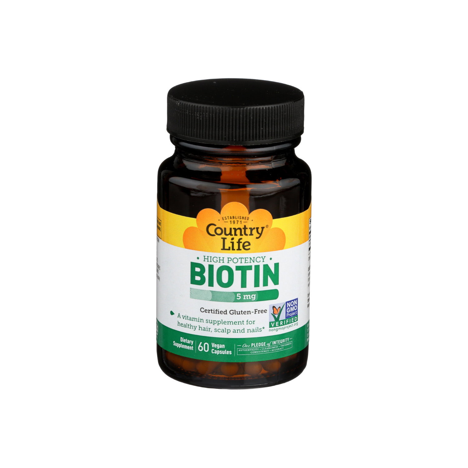 Country Life Biotin High Potency - 60 Count Image 1 of 2