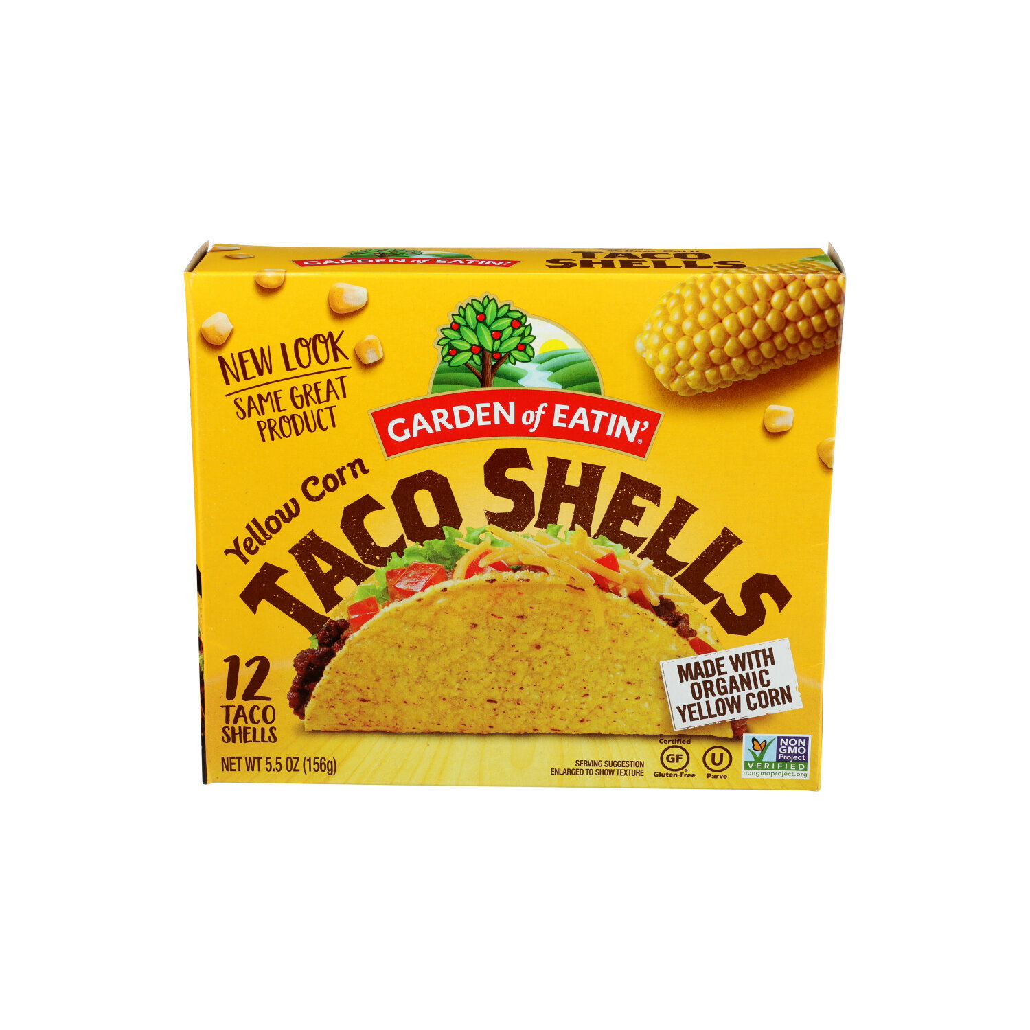 Garden Of EATIN' Yellow Corn Taco Shells - 0.458 Ounce - 12 Count Image 1 of 2
